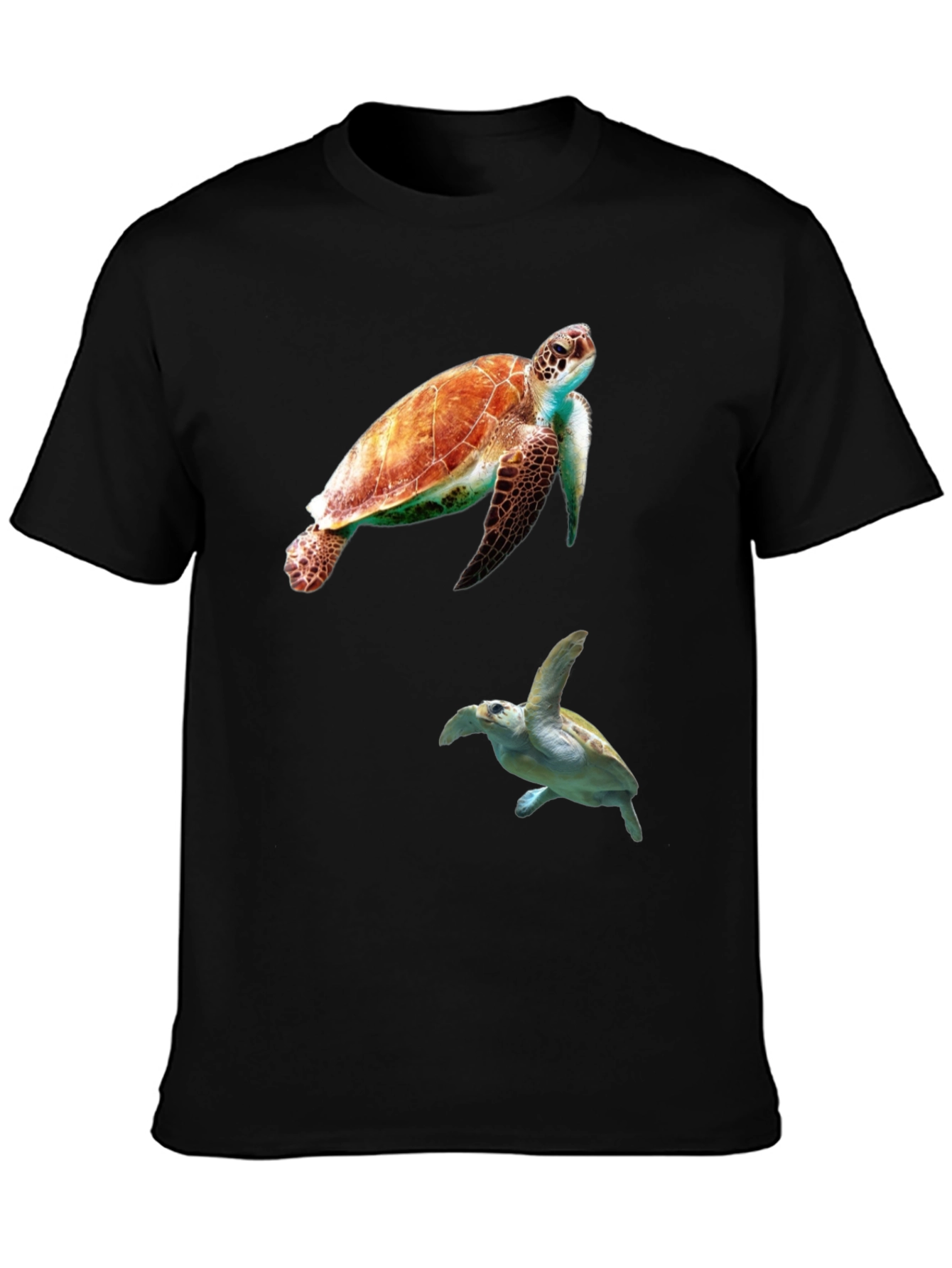 Turtle Graphic Tee - Ocean Life Design