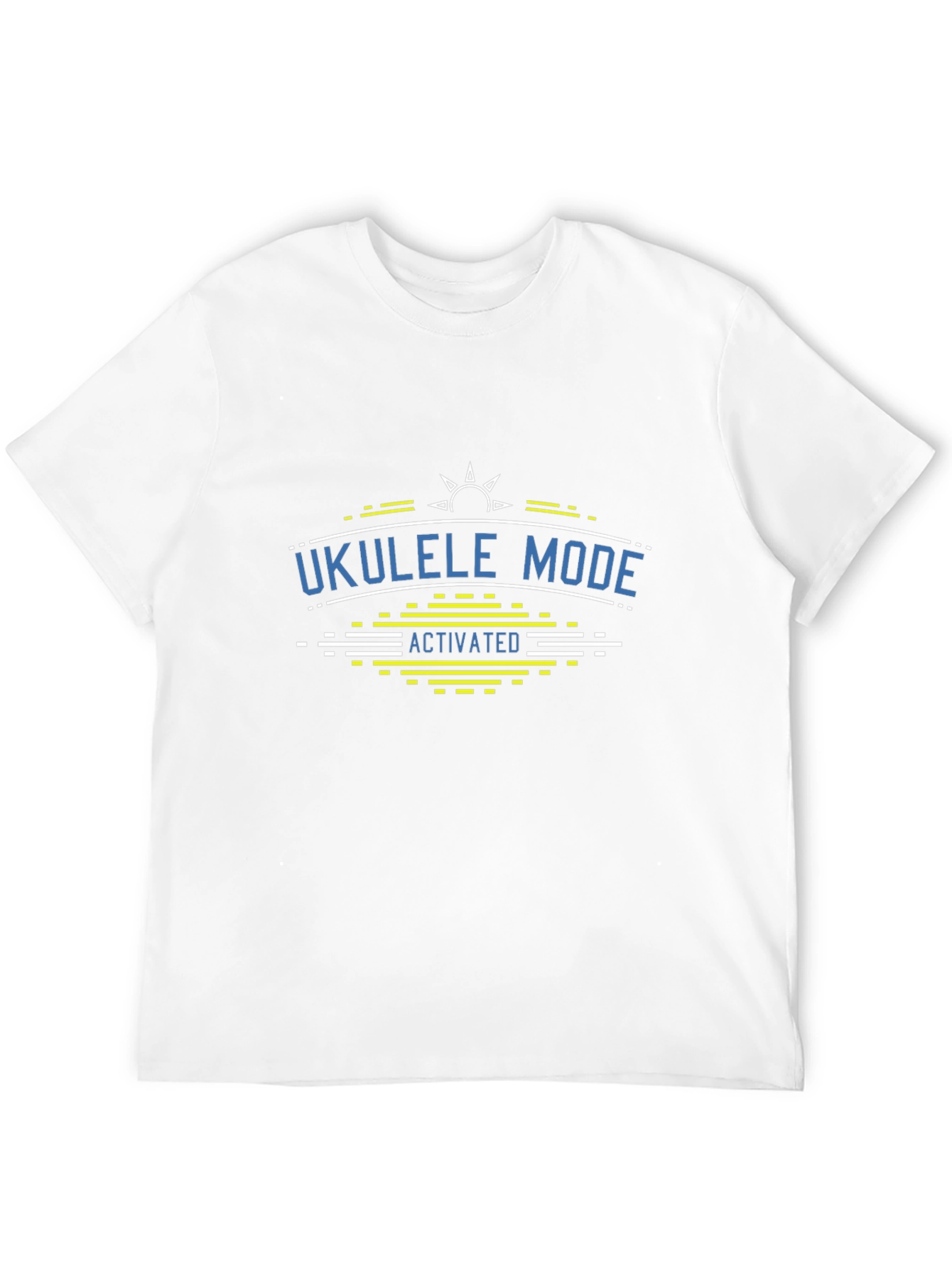 Ukulele Mode Activated Black T-Shirt