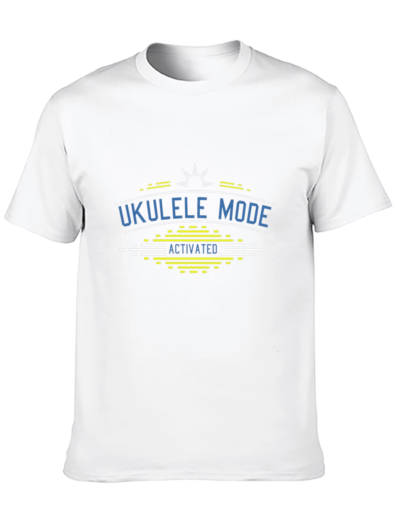 Ukulele Mode Activated Black T-Shirt