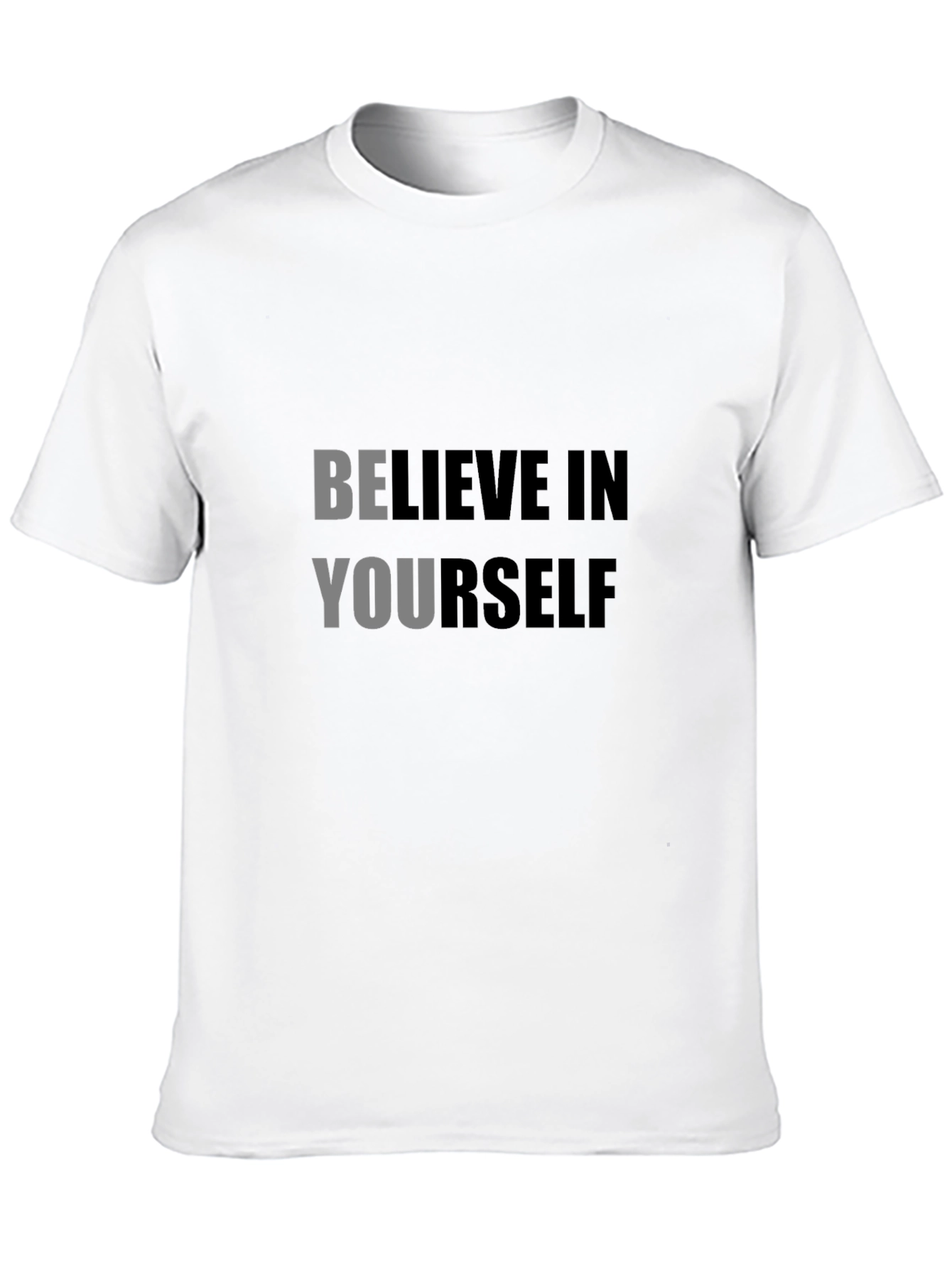Believe In Yourself Black T-Shirt