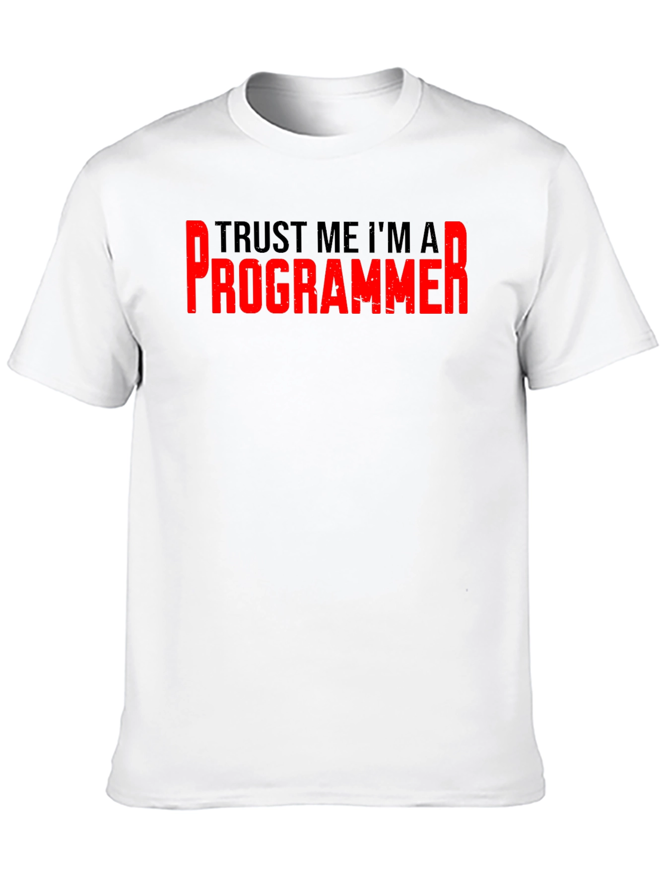 Trust Me Im A Programmer Black T-Shirt