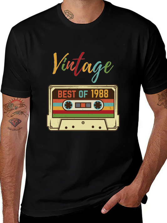 Vintage 1988 Cassette Tape T-Shirt