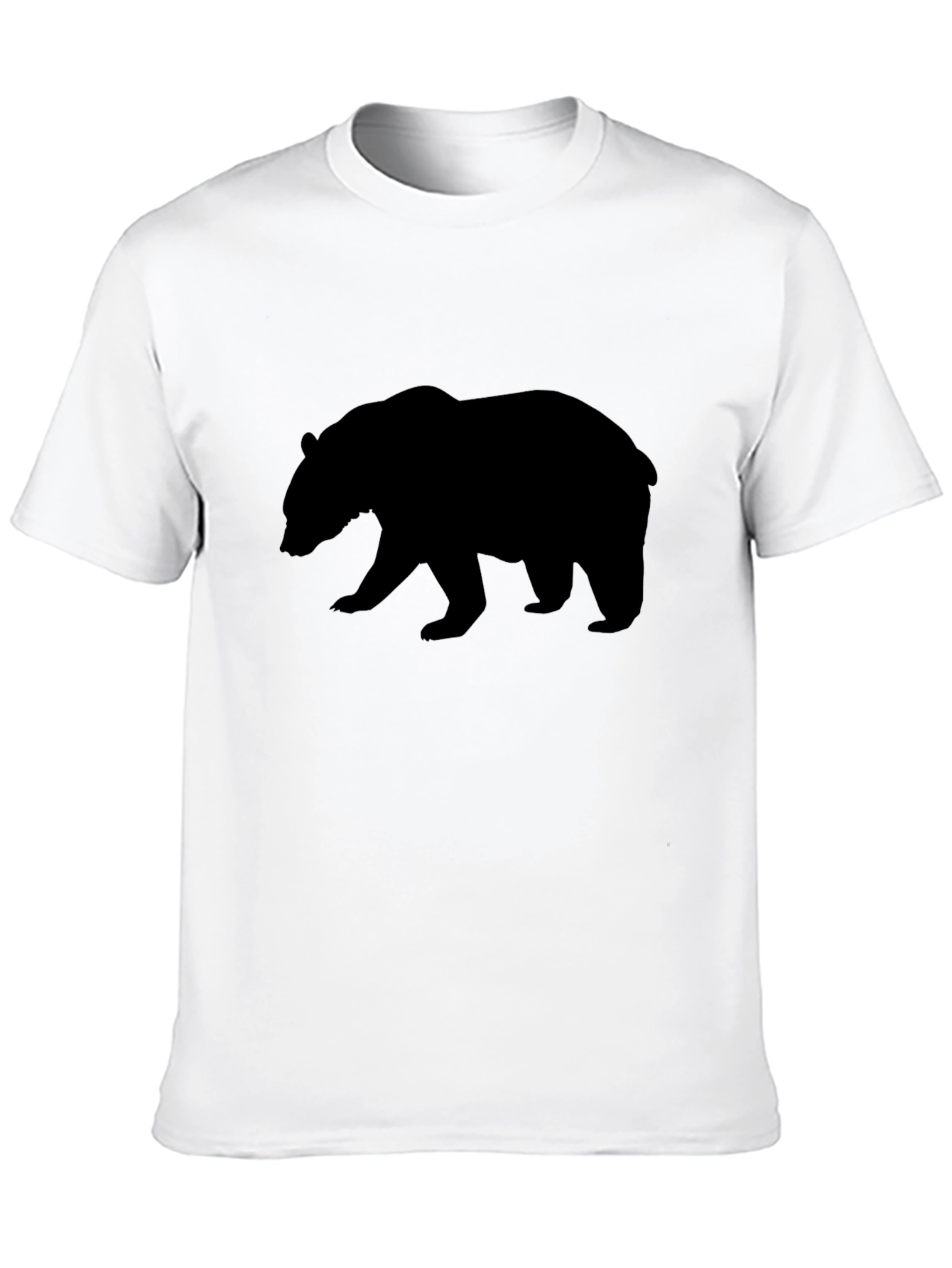 Black Bear Silhouette T-Shirt - Mens Graphic Tee