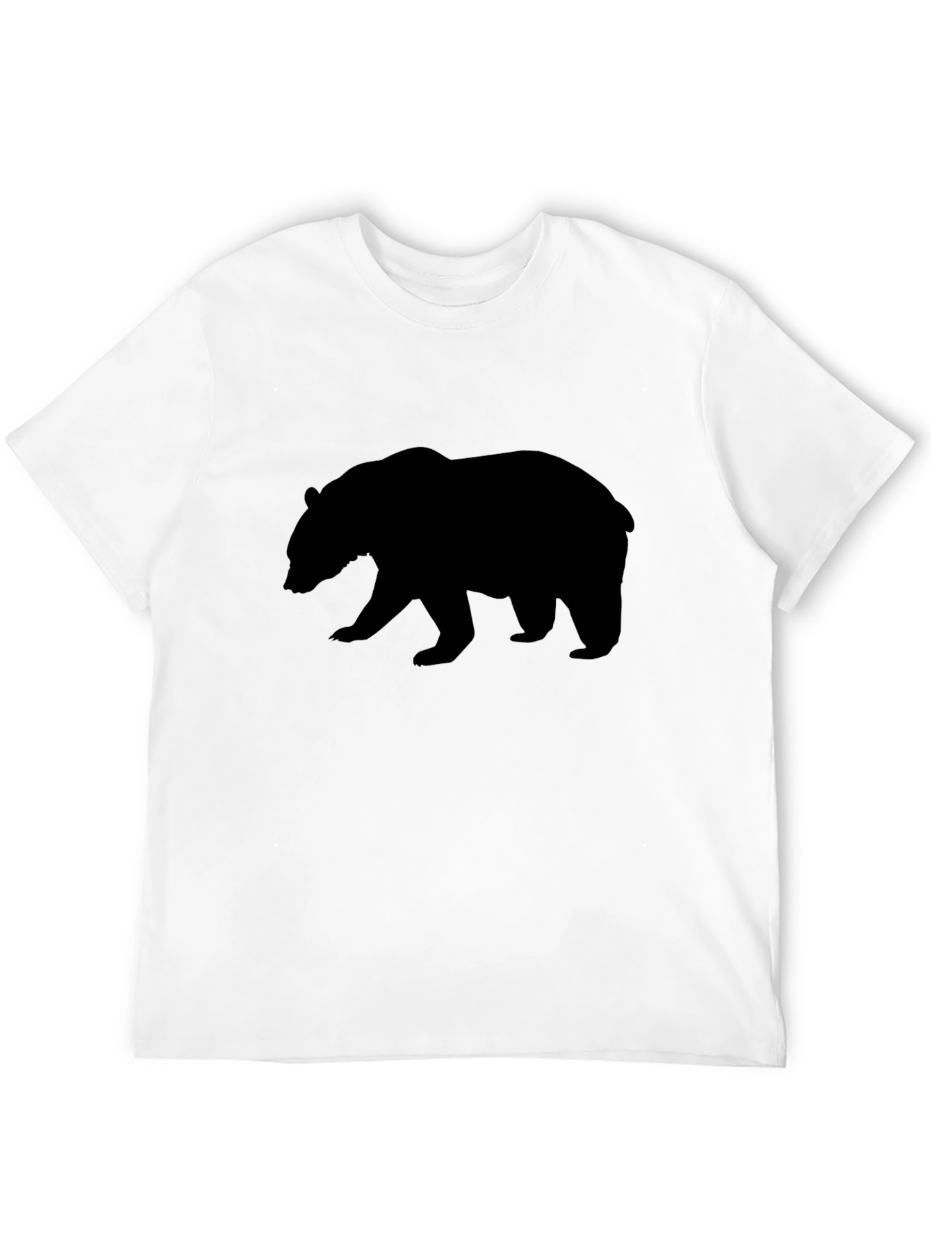 Black Bear Silhouette T-Shirt - Mens Graphic Tee
