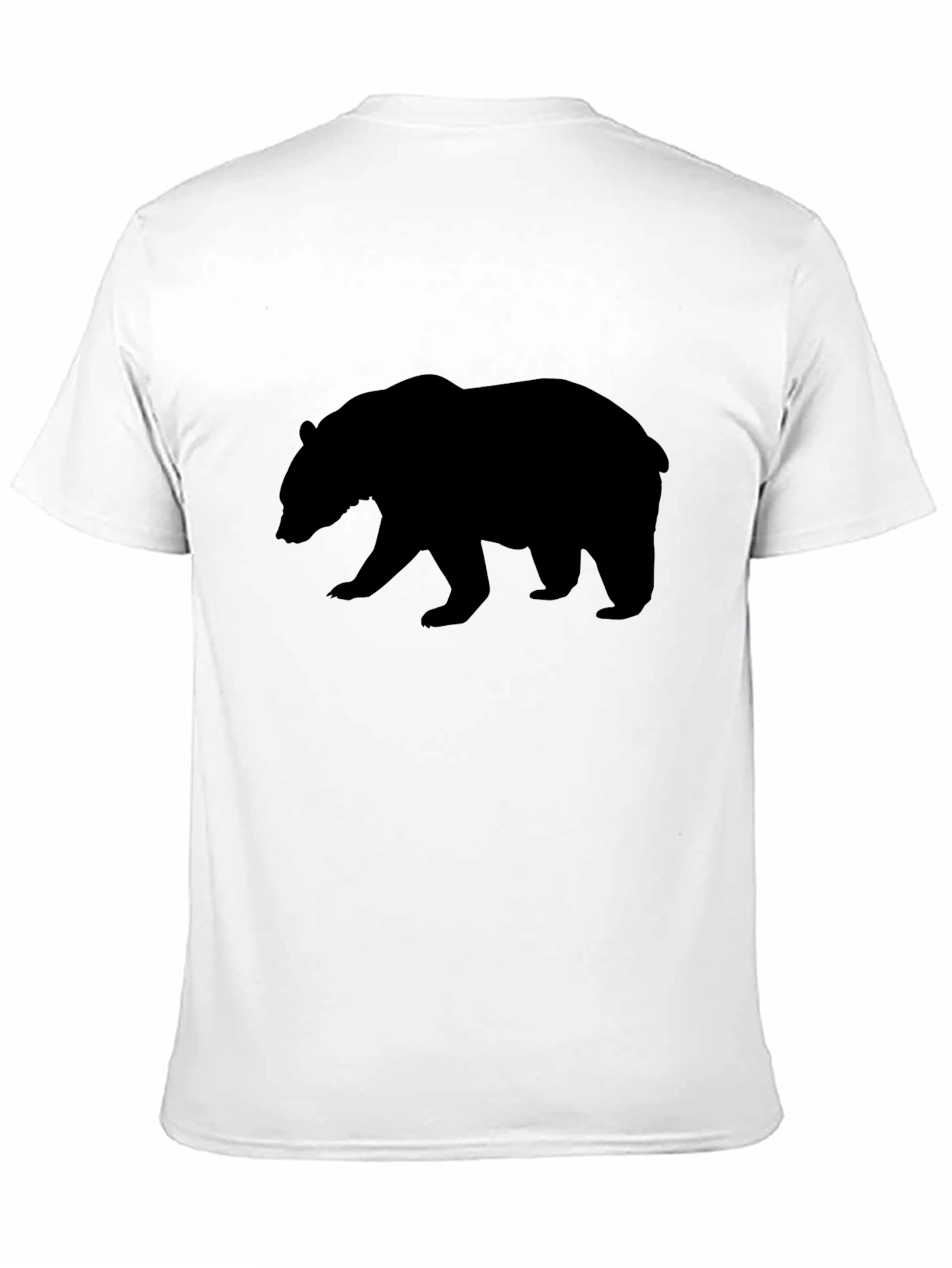 Black Bear Silhouette T-Shirt - Mens Graphic Tee