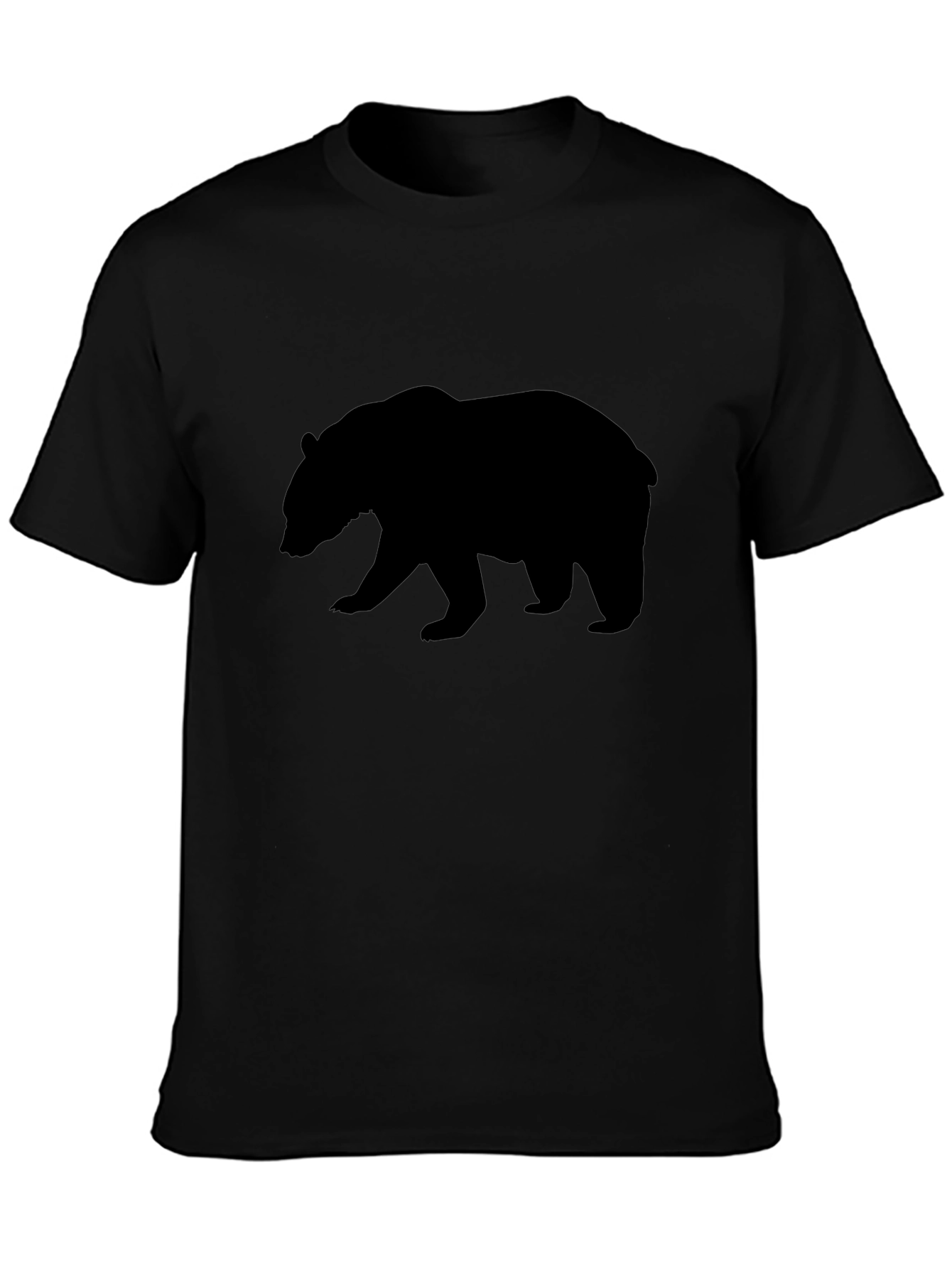 Black Bear Silhouette T-Shirt - Mens Graphic Tee