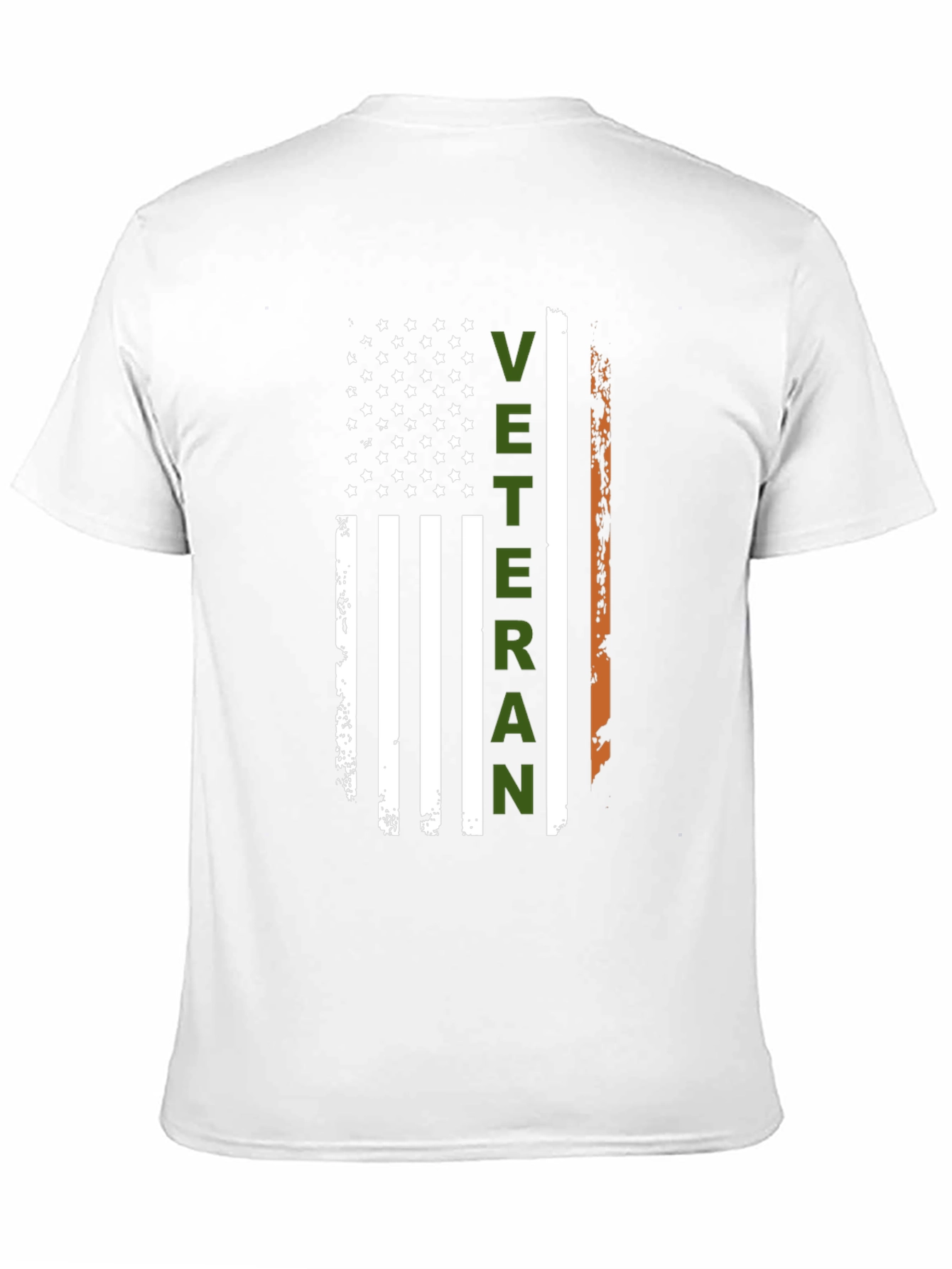 Veteran Flag T-Shirt - Distressed Patriotic Design