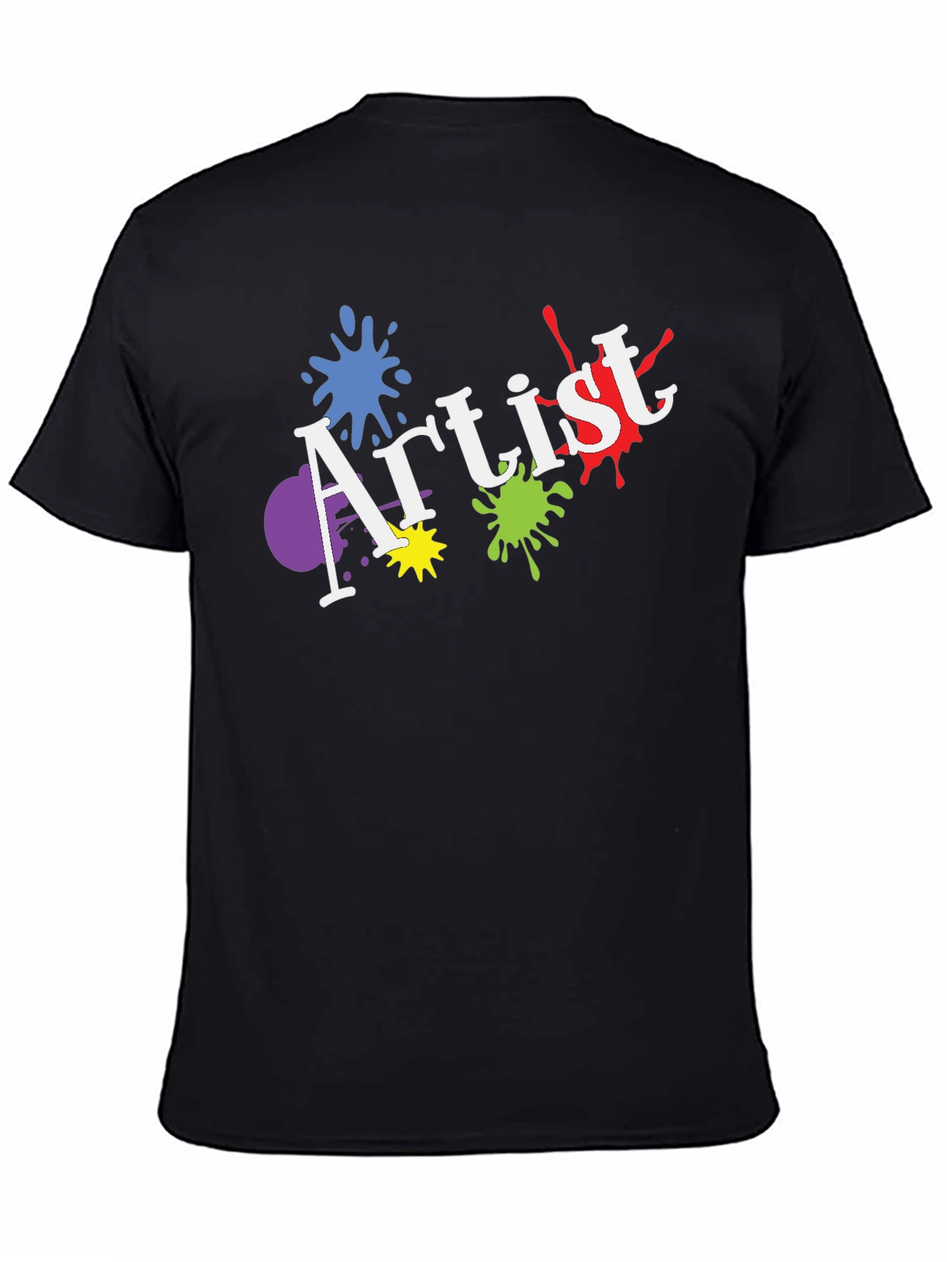 Artist Splatter Graphic T-Shirt - Artistic Expression