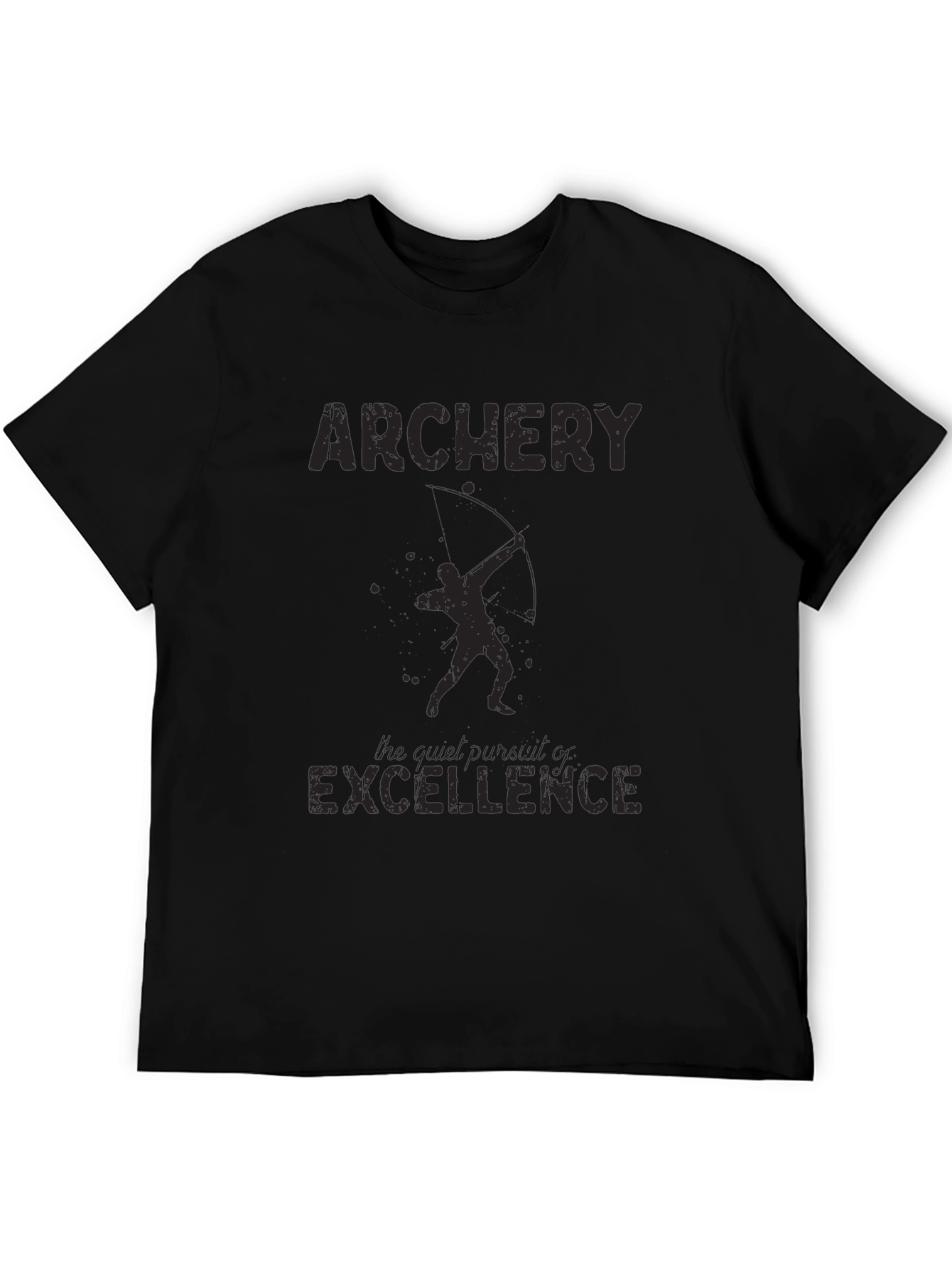 Archery Excellence Black Graphic T-Shirt