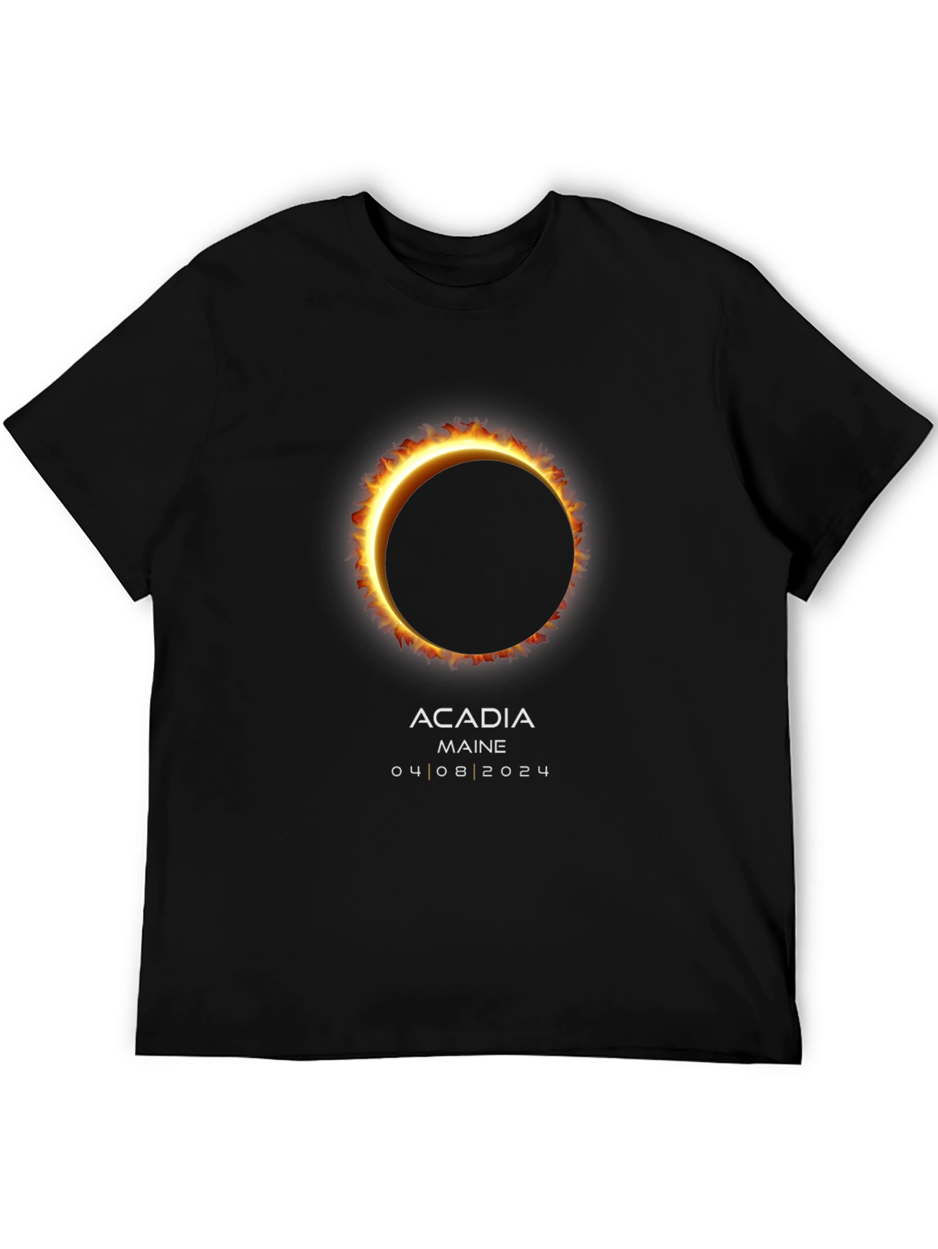 Total Solar Eclipse Acadia Maine 2024 T-Shirt
