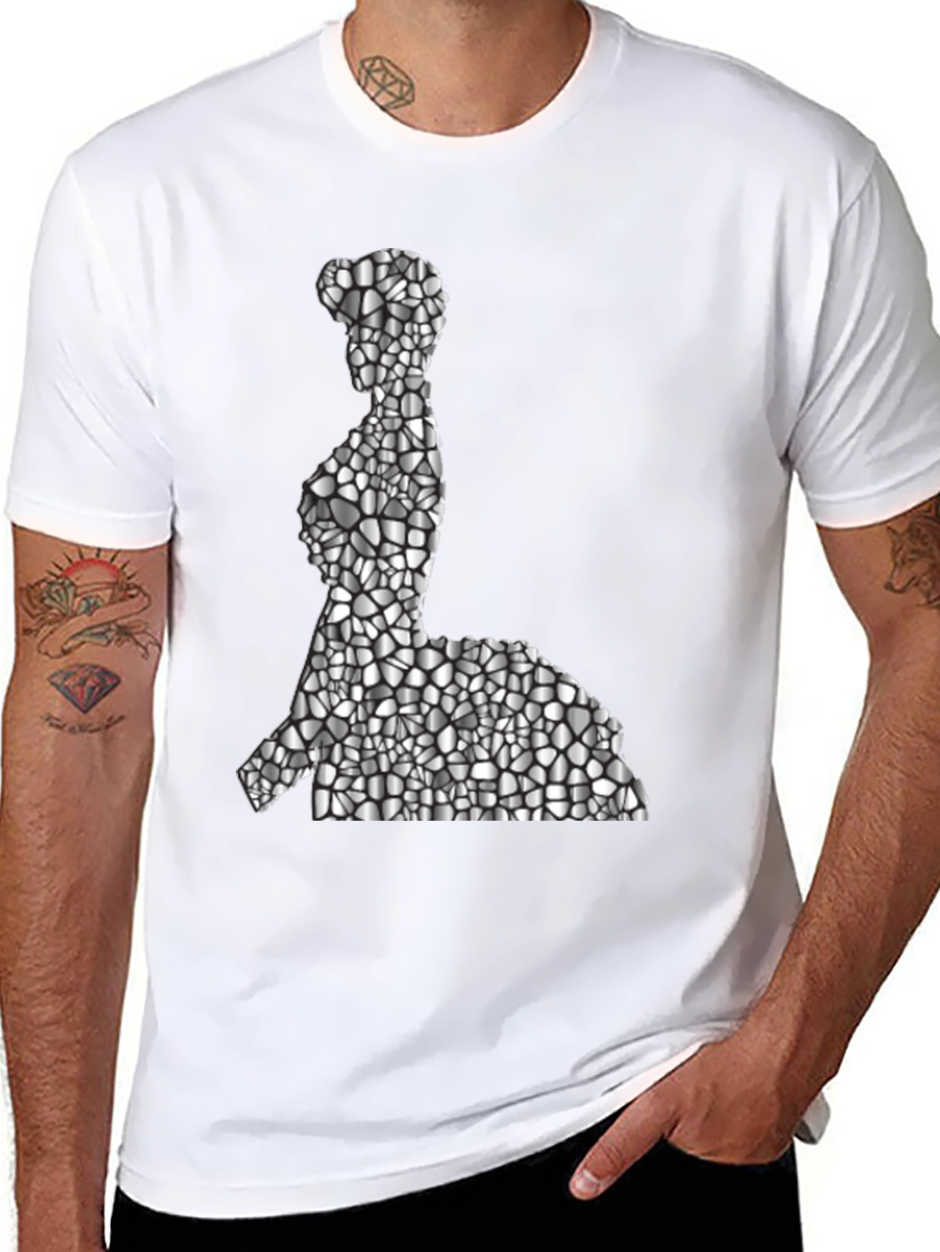 Abstract Mosaic Art T-Shirt