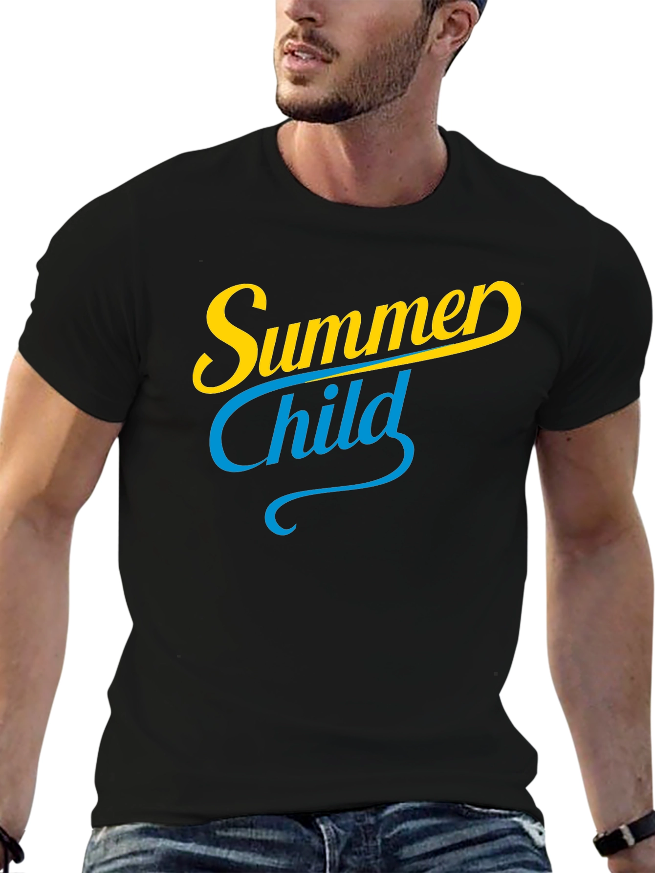 Summer Child Black T-Shirt
