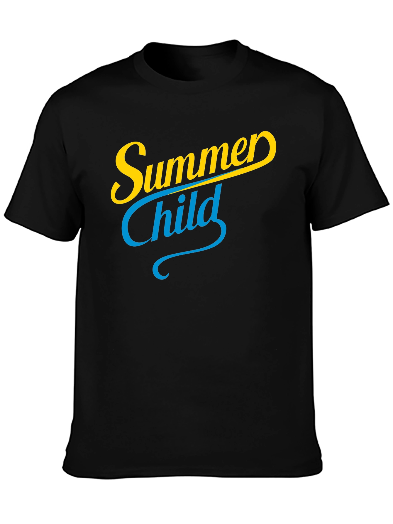 Summer Child Black T-Shirt