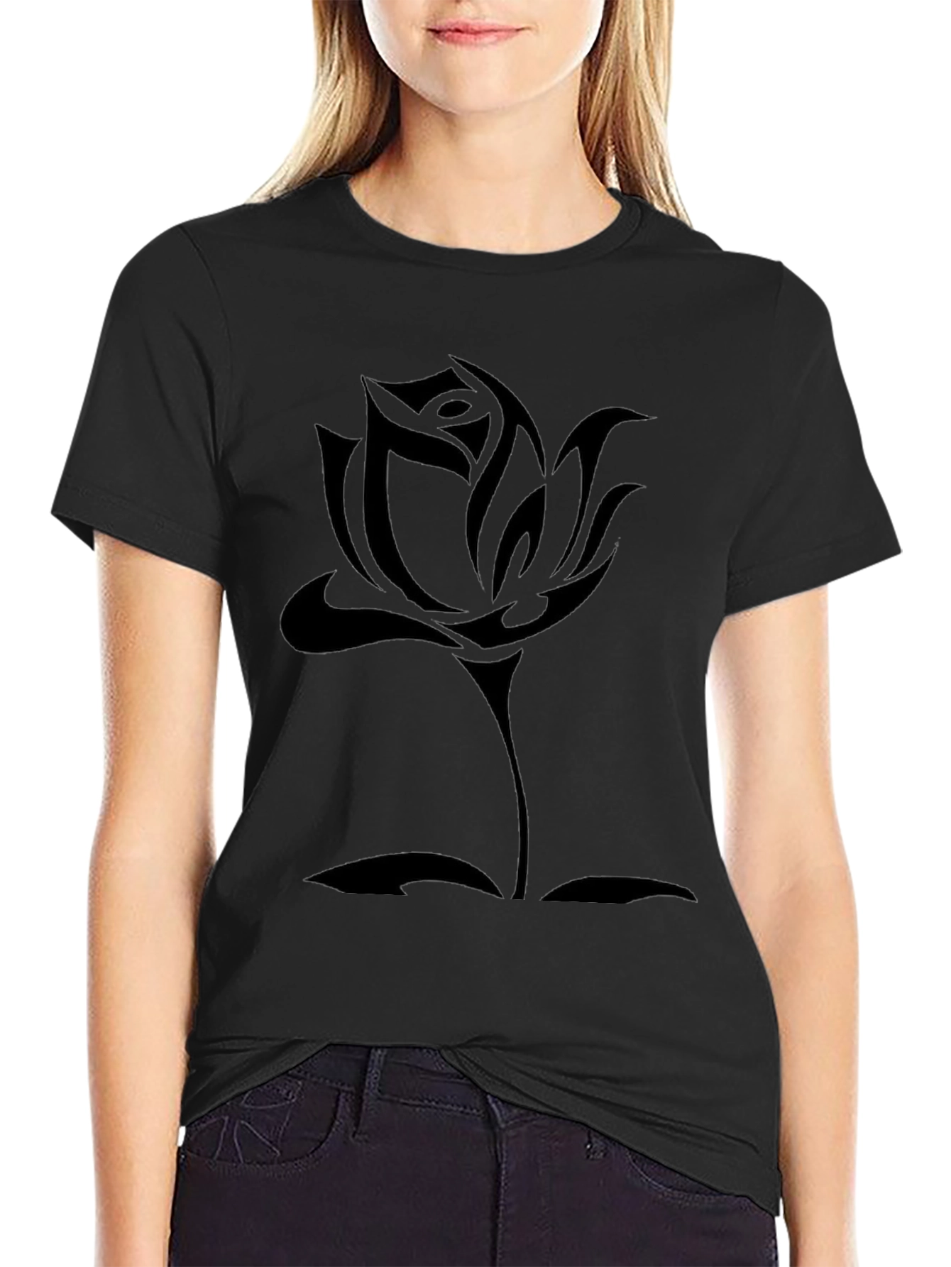 Black Rose Graphic Tee - Modern Menswear