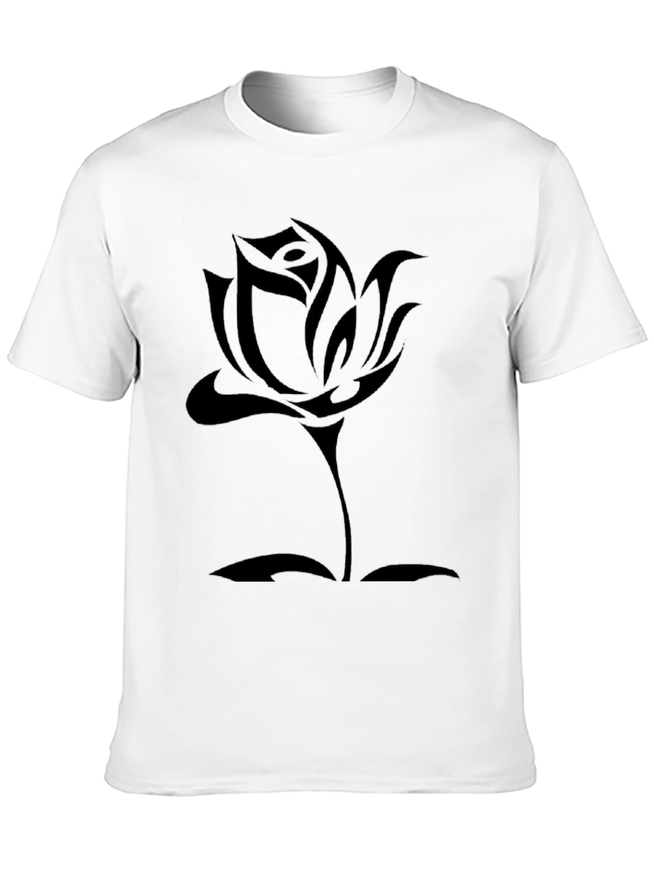 Black Rose Graphic Tee - Modern Menswear