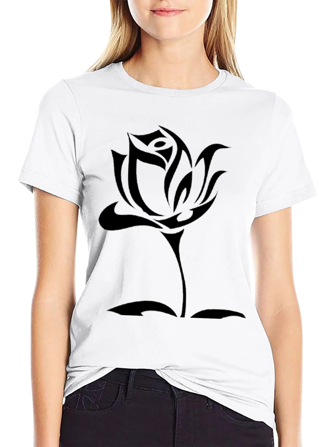 Black Rose Graphic Tee - Modern Menswear