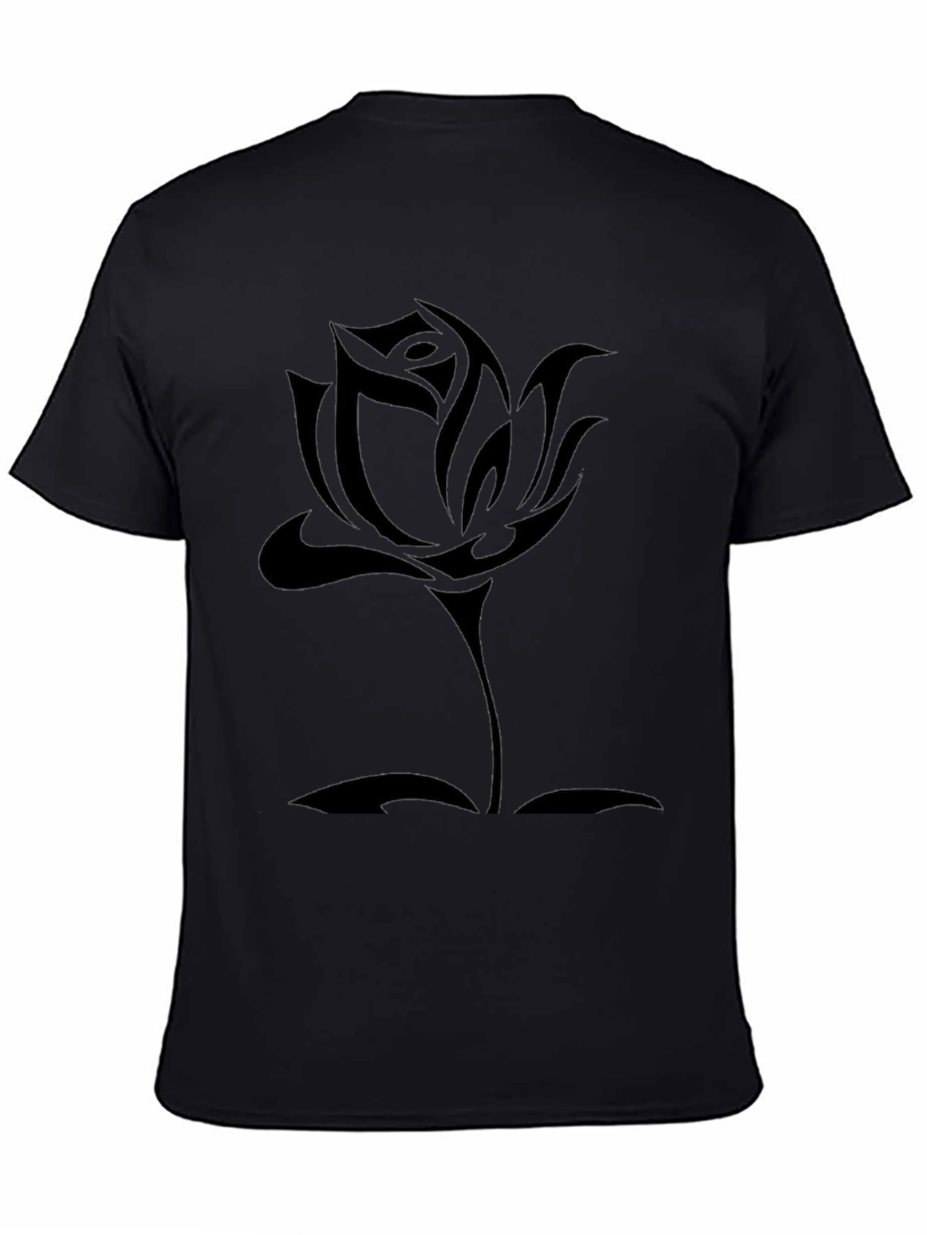 Black Rose Graphic Tee - Modern Menswear