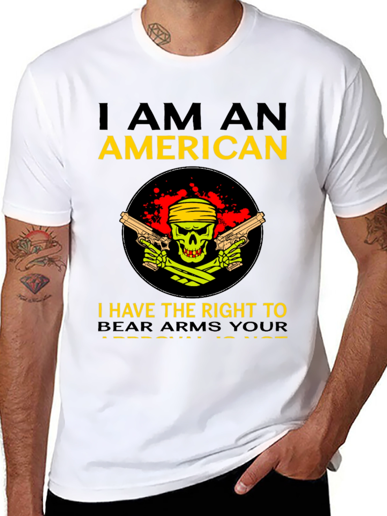 American Pride Graphic Tee - Right to Bear Arms