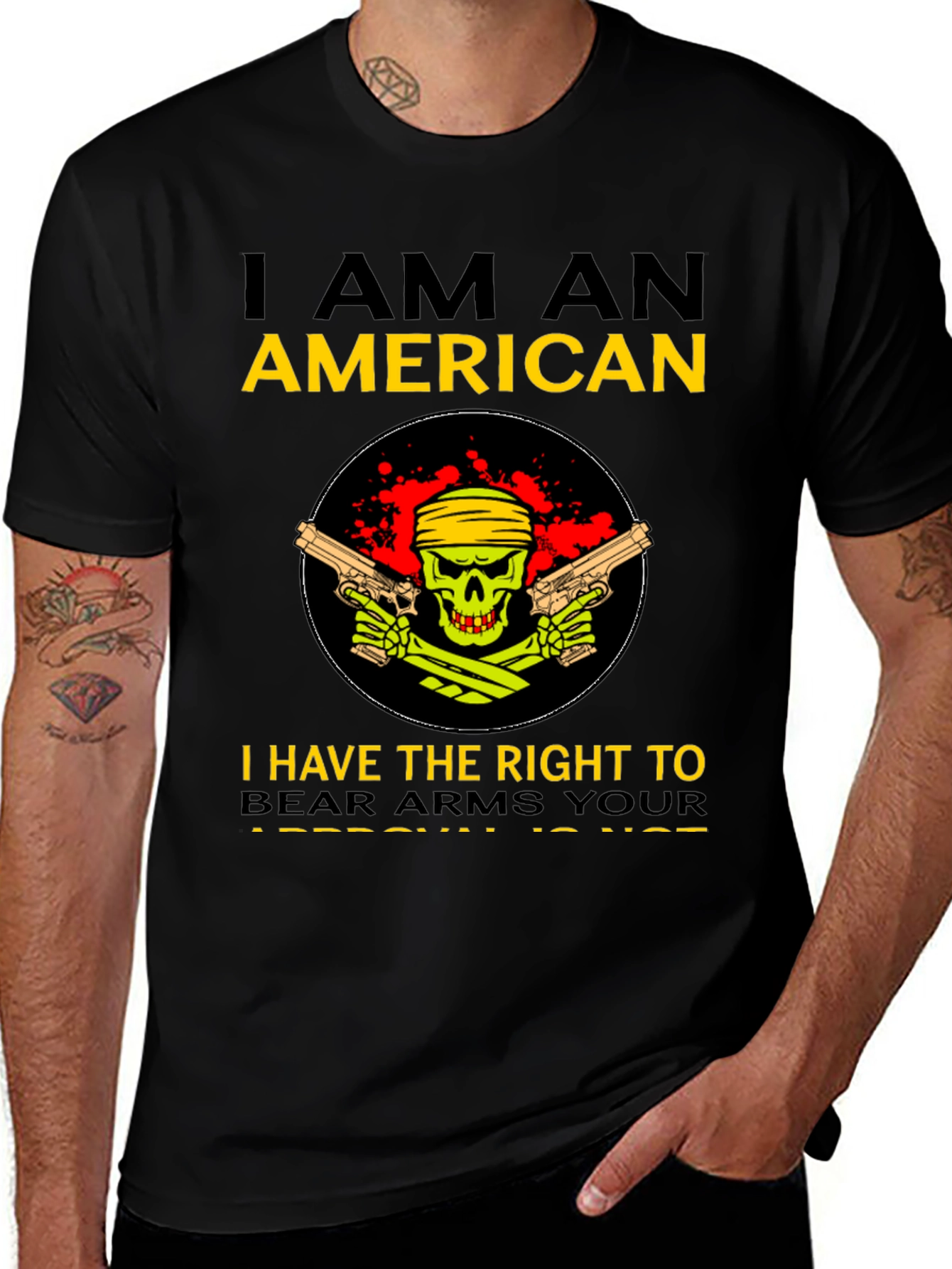 American Pride Graphic Tee - Right to Bear Arms