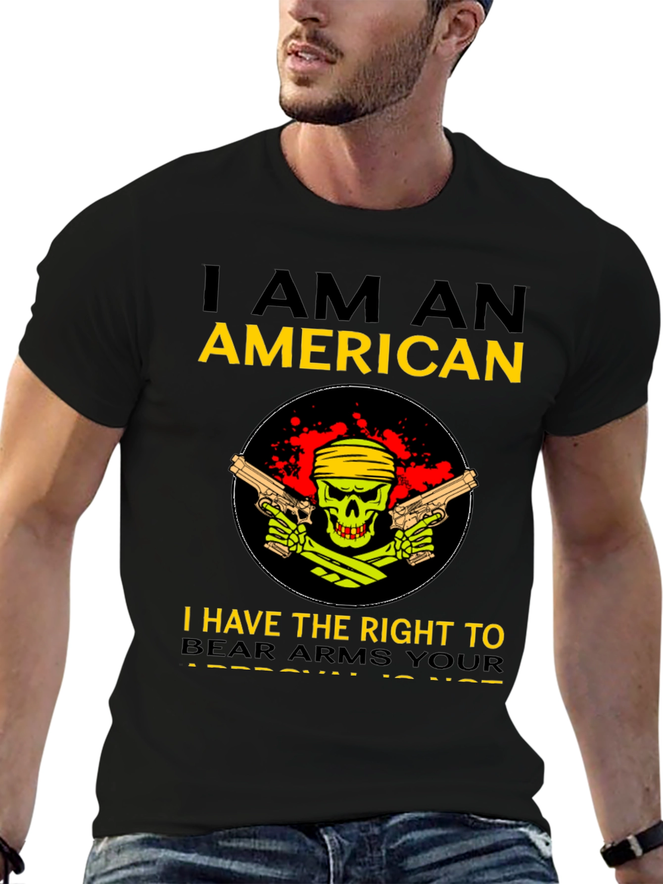 American Pride Graphic Tee - Right to Bear Arms