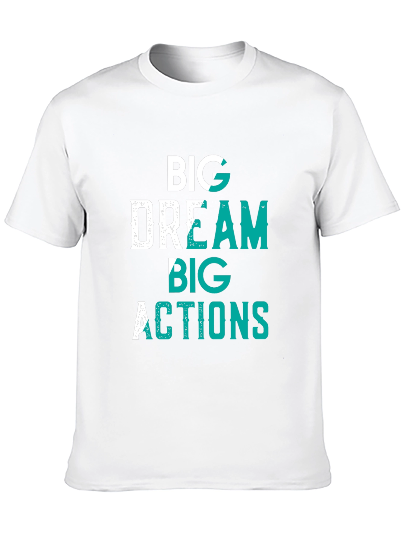 Big Dream Big Actions Graphic Tee - Black