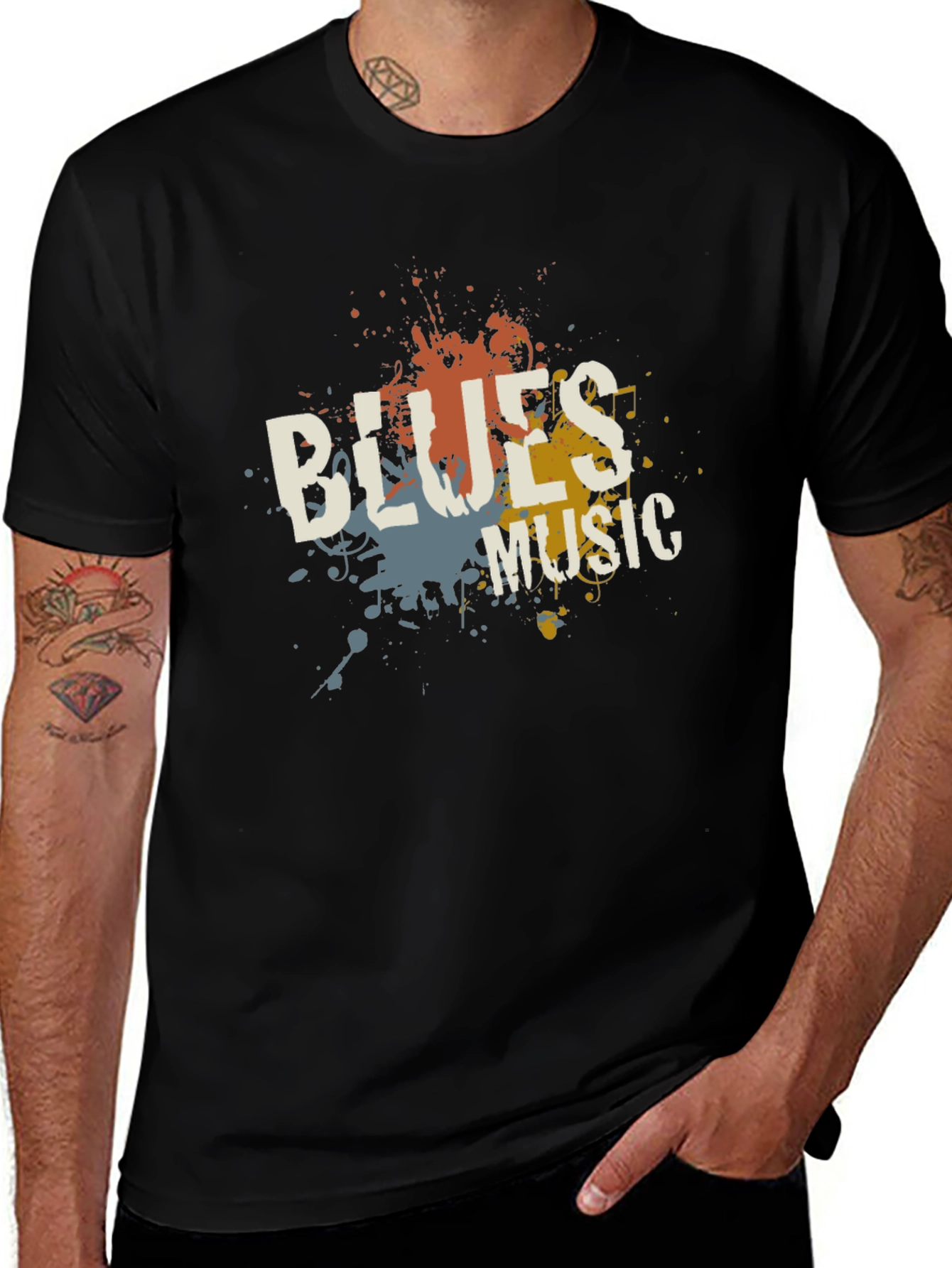 Blues Music Graphic T-Shirt