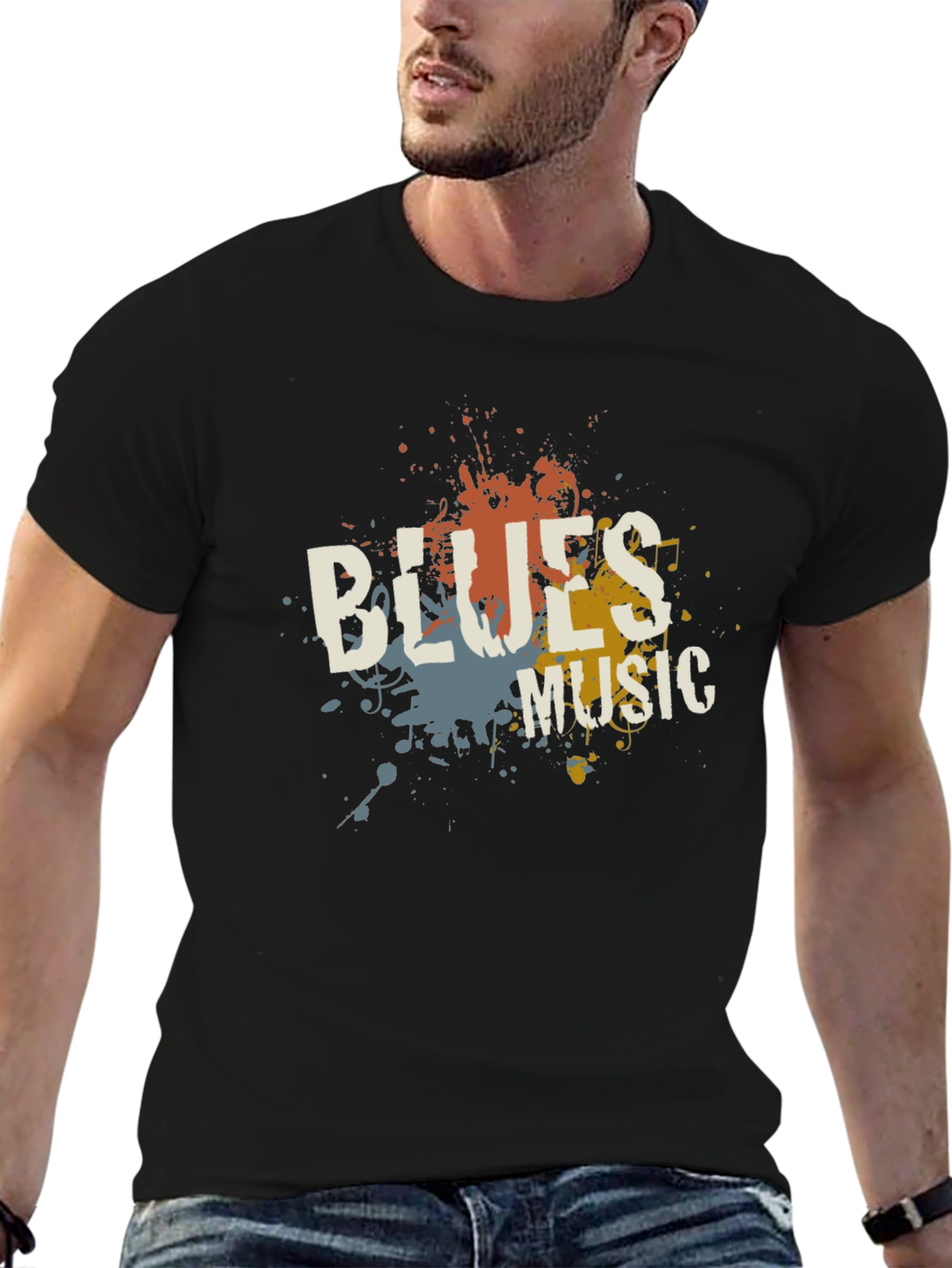 Blues Music Graphic T-Shirt