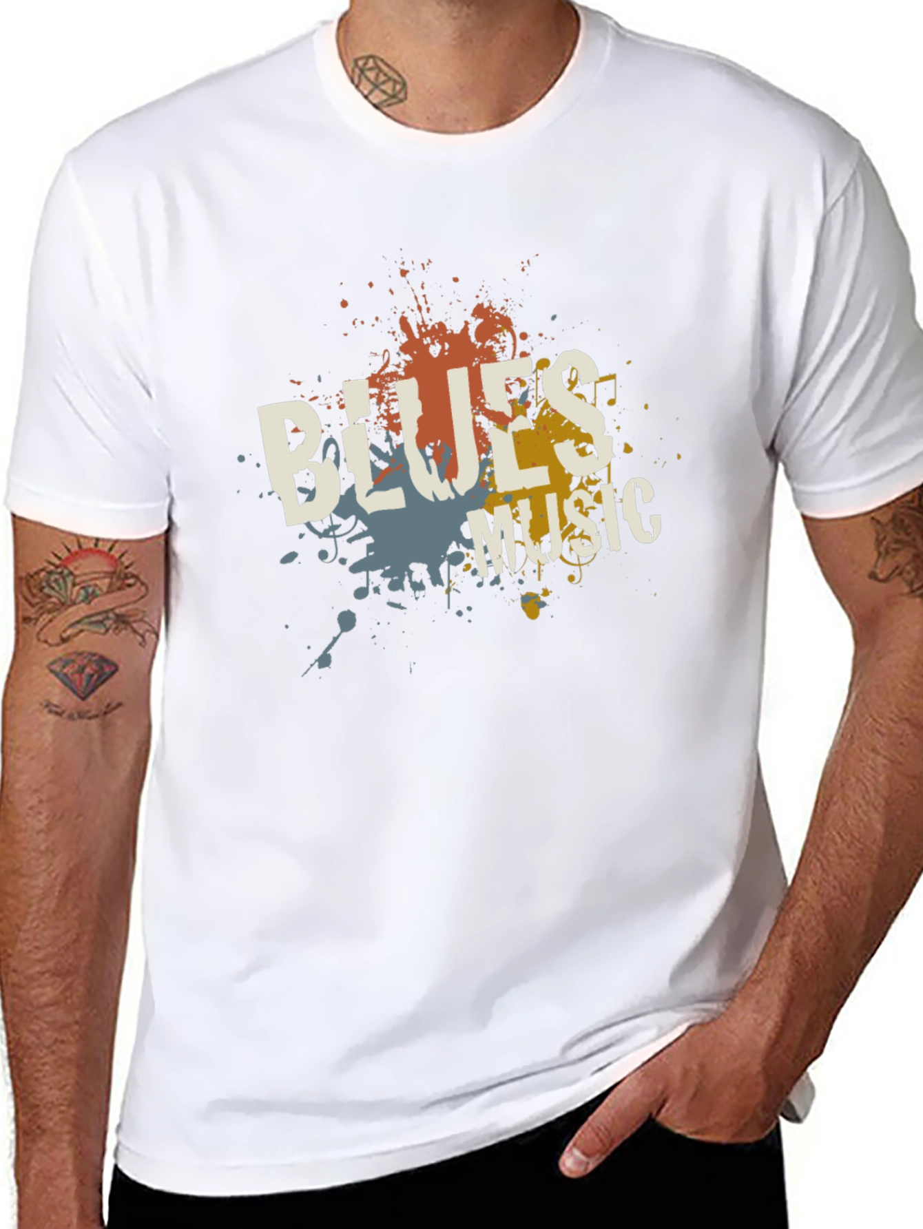 Blues Music Graphic T-Shirt