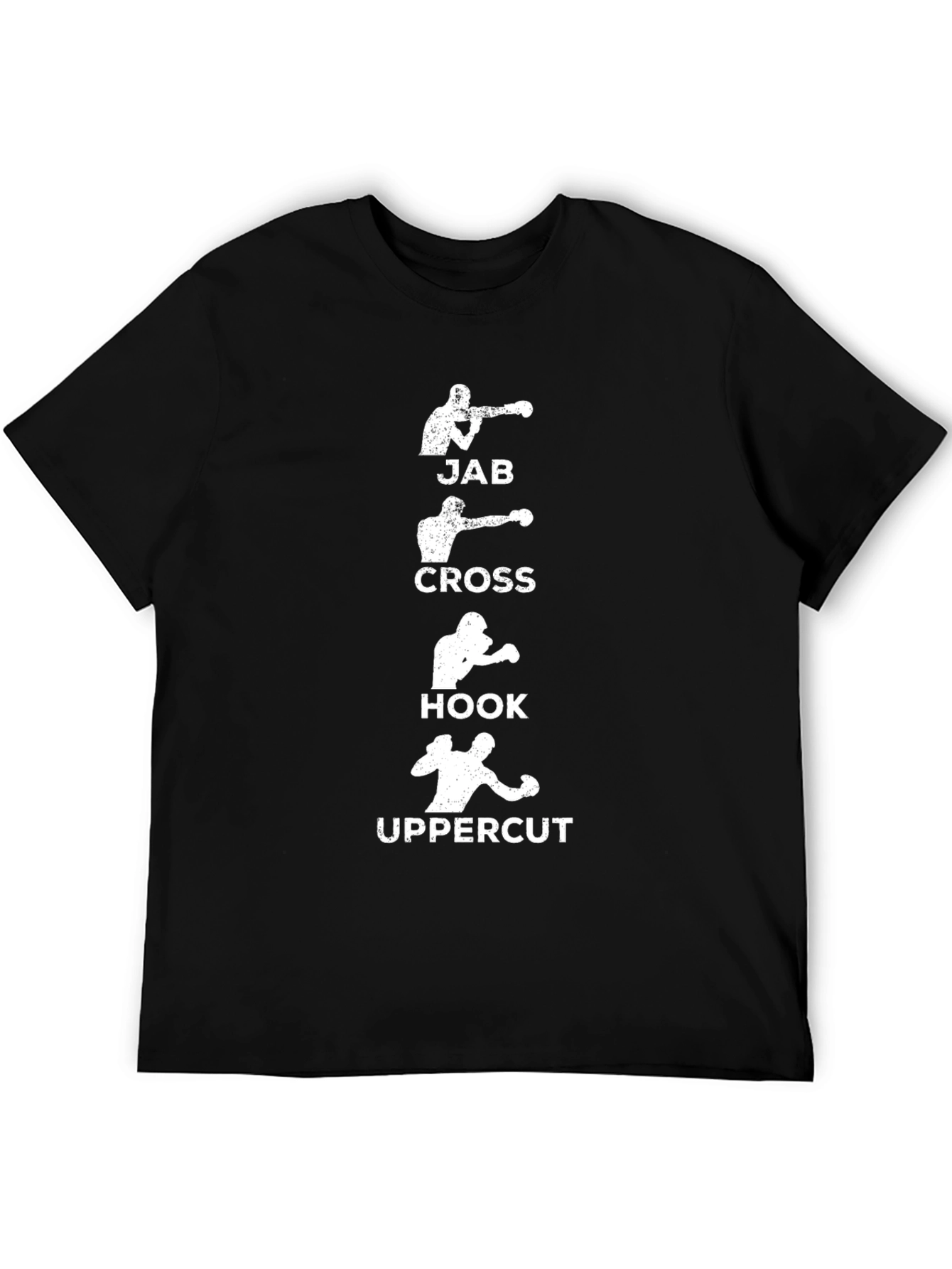 Boxing Punches T-Shirt - Jab Cross Hook Uppercut
