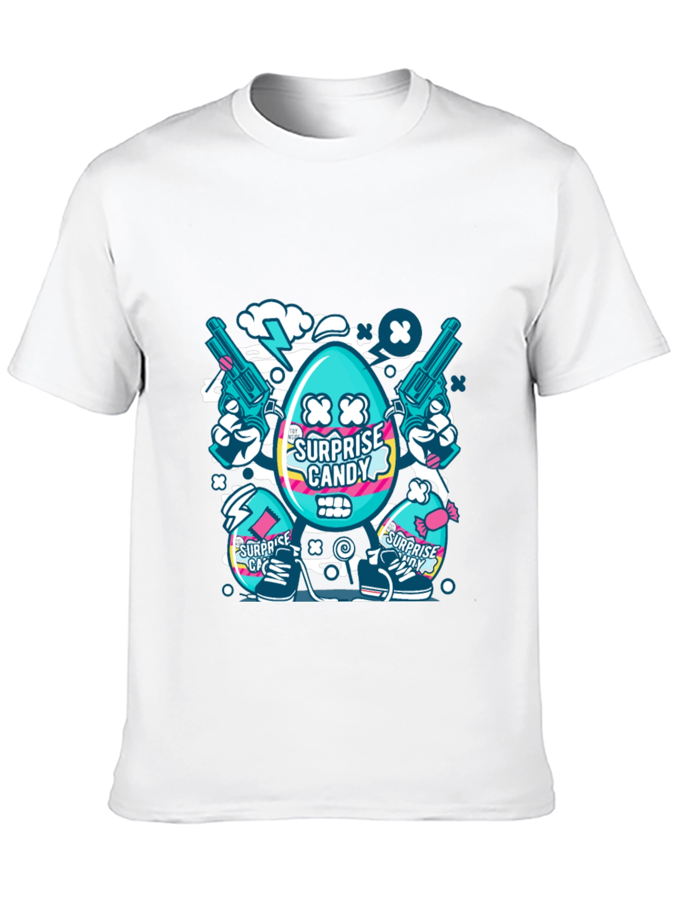 Surprise Candy Graphic T-Shirt - Funky Streetwear