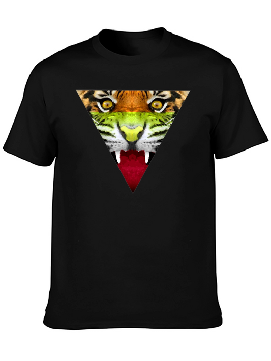 Triangle Tiger Graphic Tee