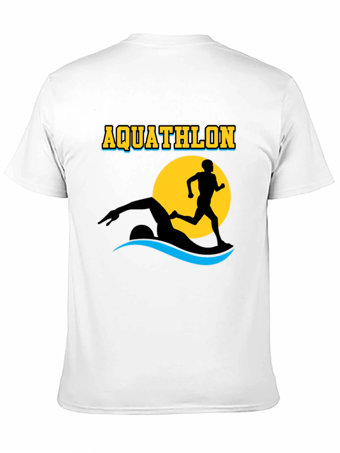 Aquathlon T-Shirt: Swim & Run Design