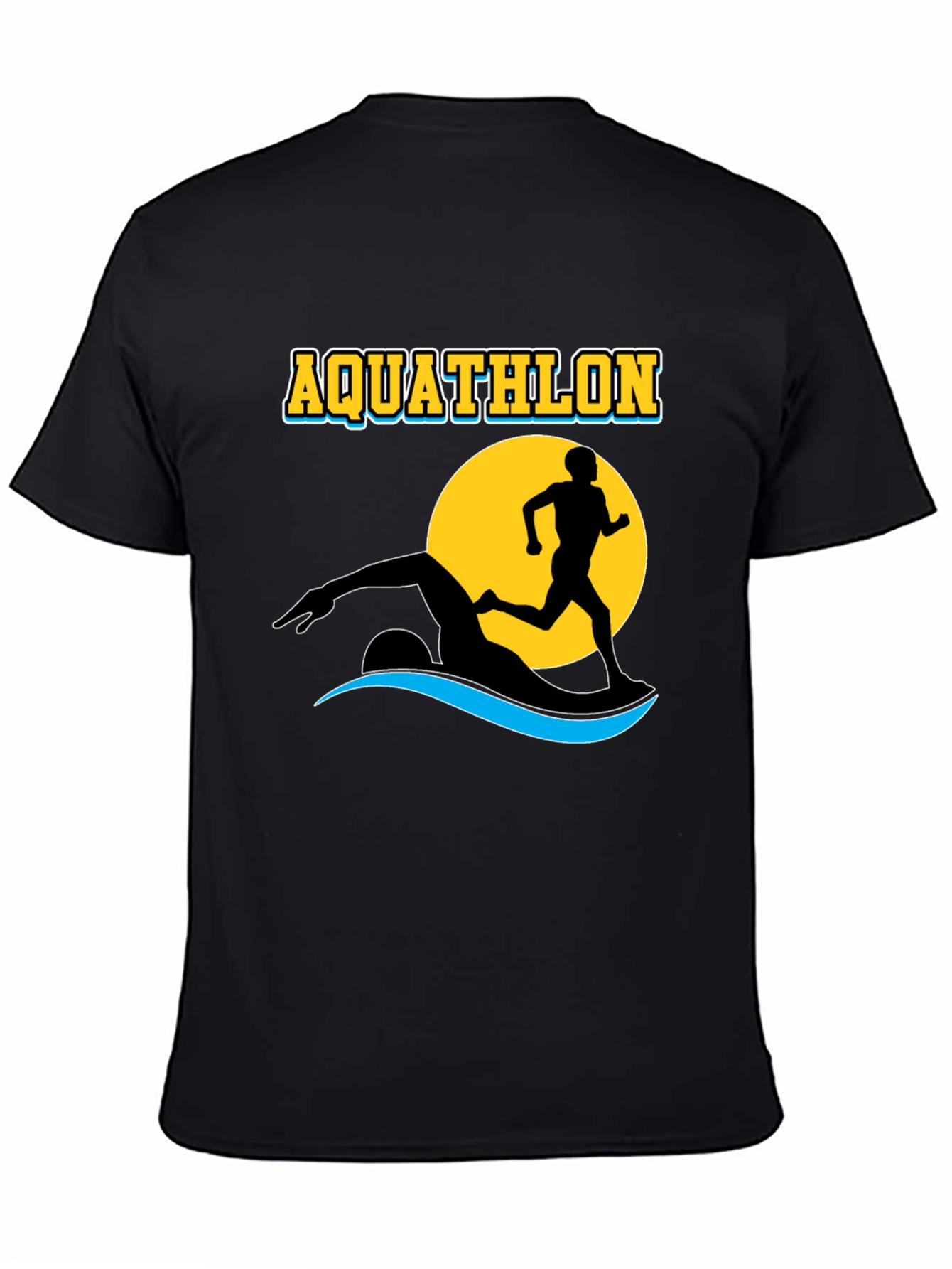 Aquathlon T-Shirt: Swim & Run Design
