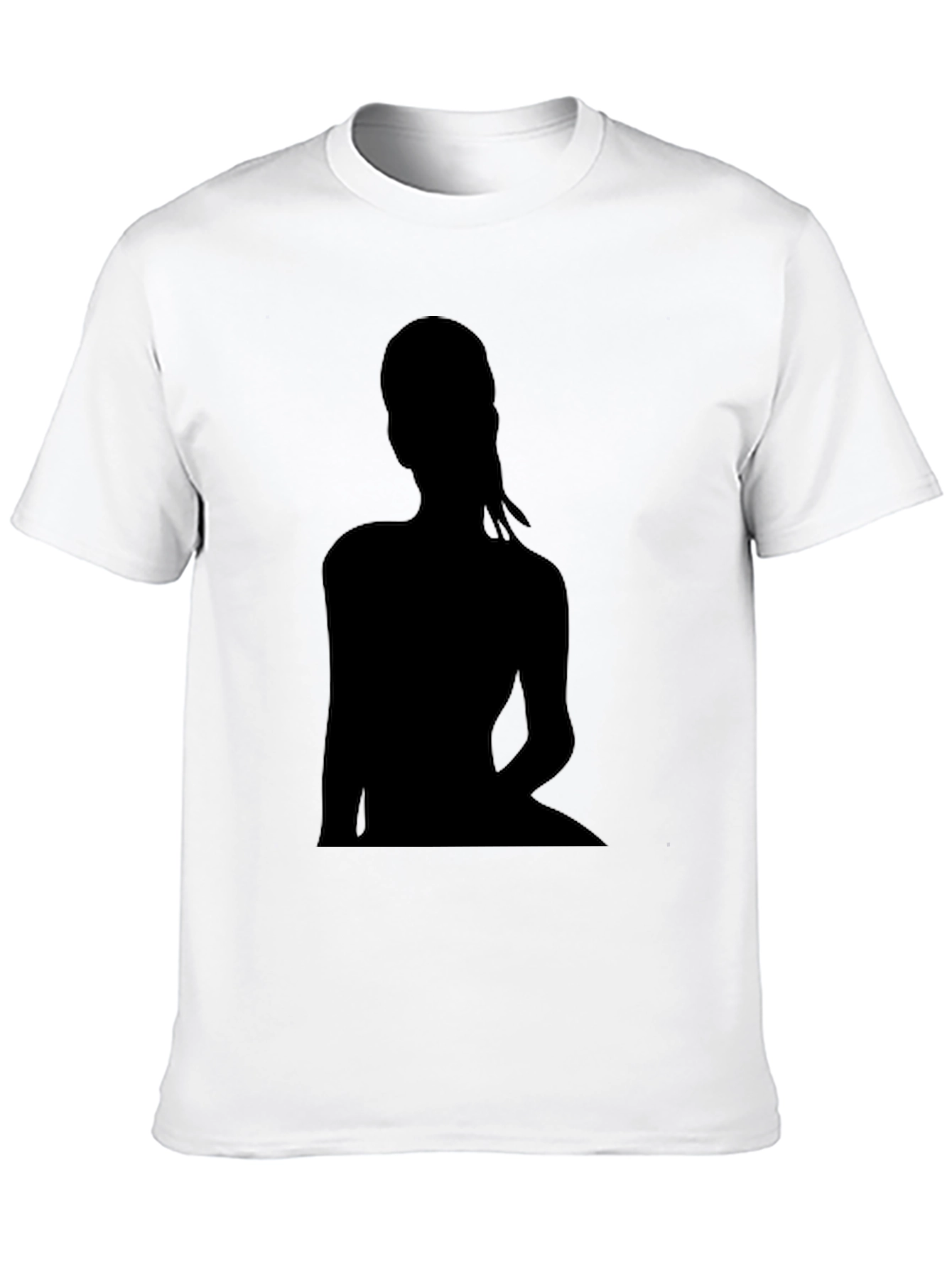Silhouette Graphic Black Tee