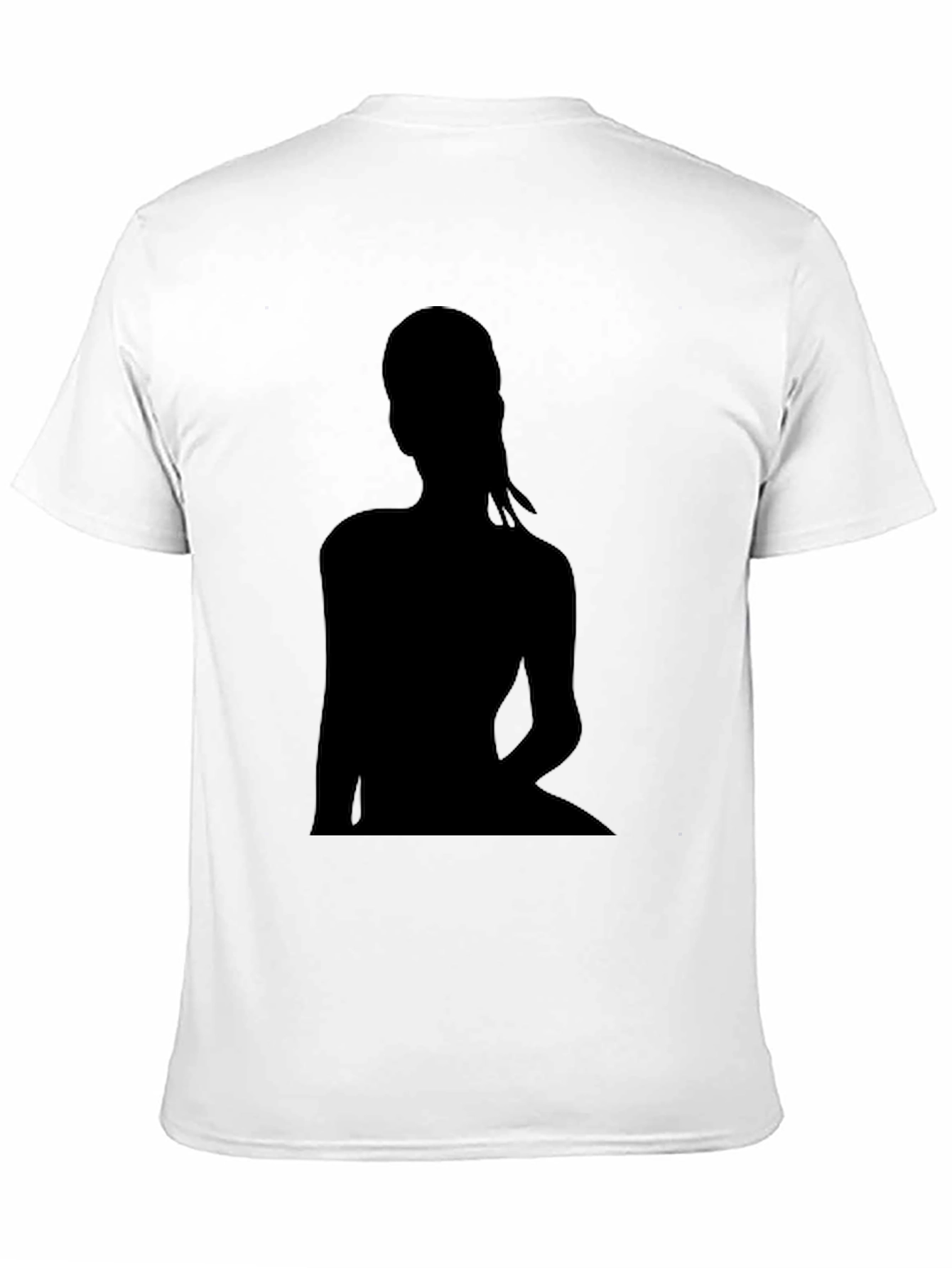 Silhouette Graphic Black Tee