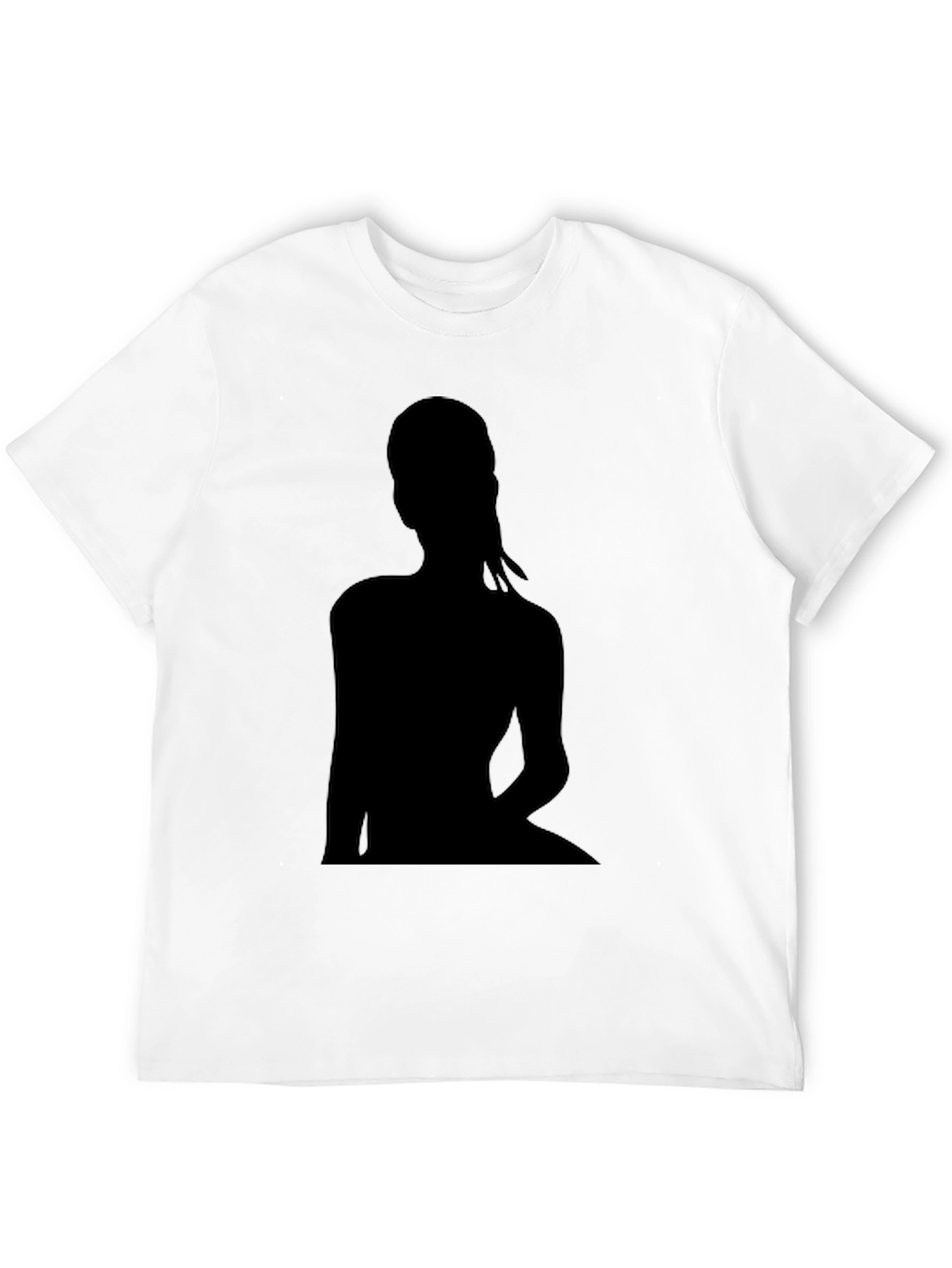 Silhouette Graphic Black Tee
