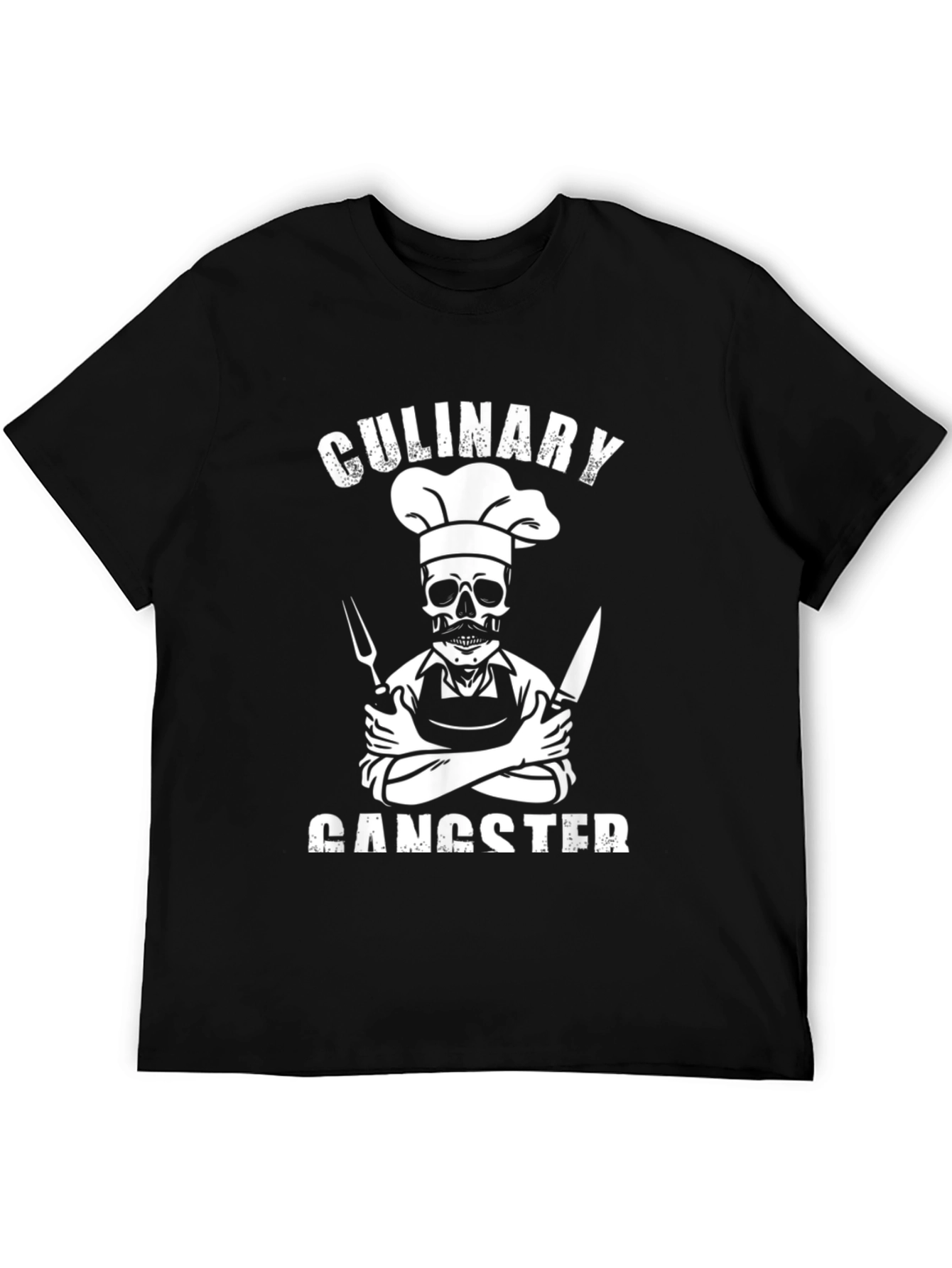 Culinary Gangster T-Shirt - Chef Skull Tee