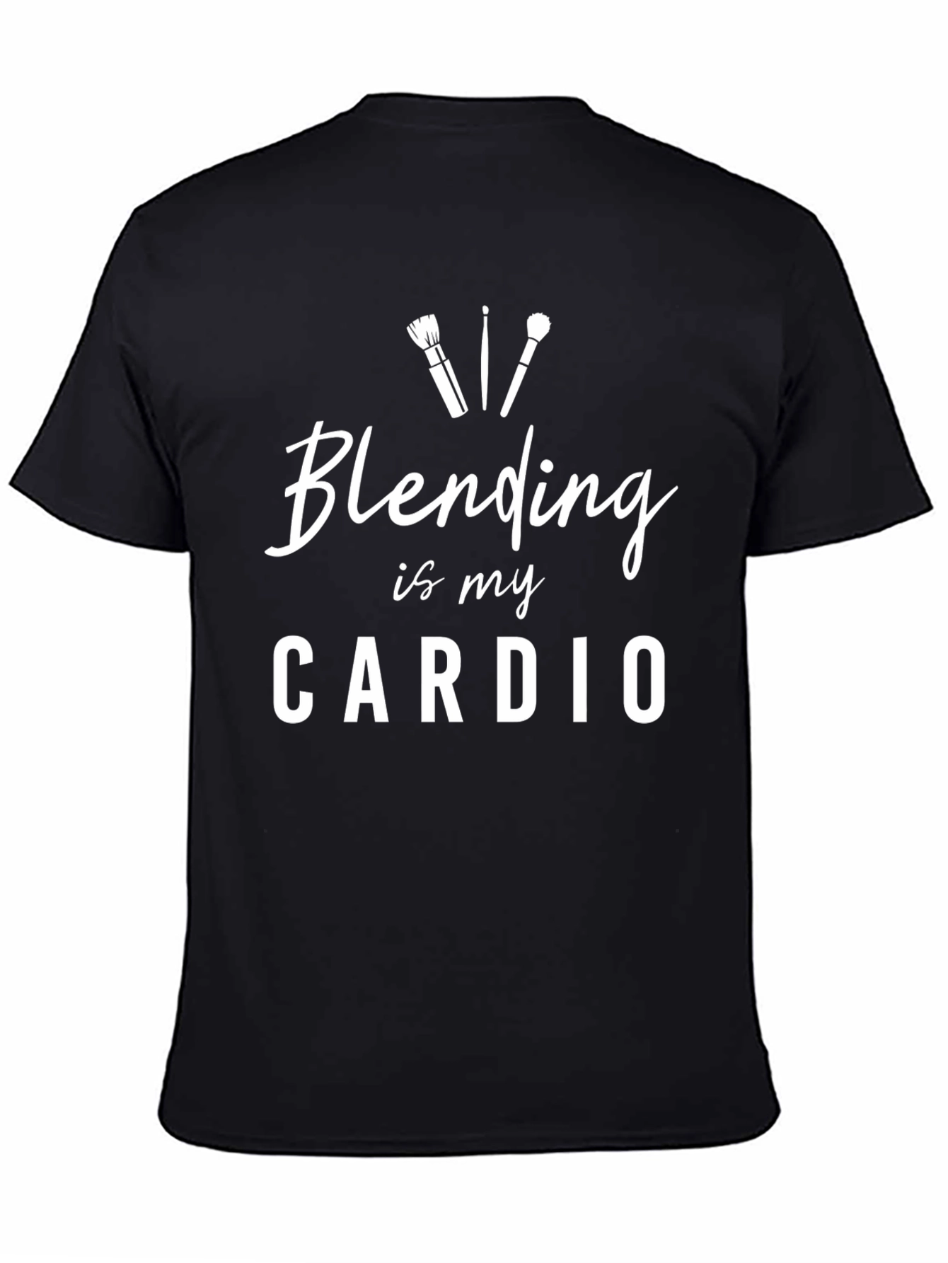 Blending is My Cardio Black T-Shirt