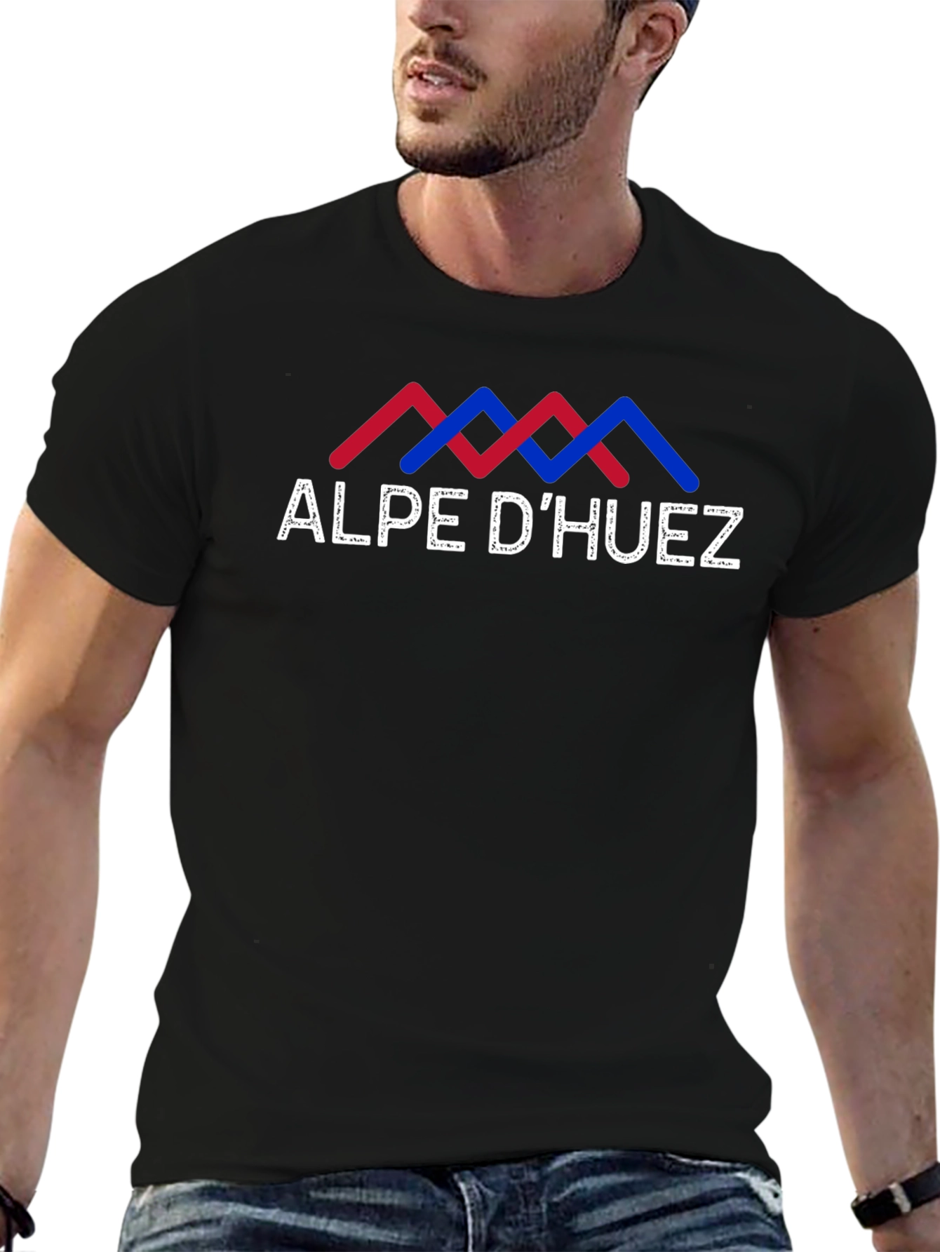 Alpe dHuez Graphic T-Shirt - Cool Mountain Design