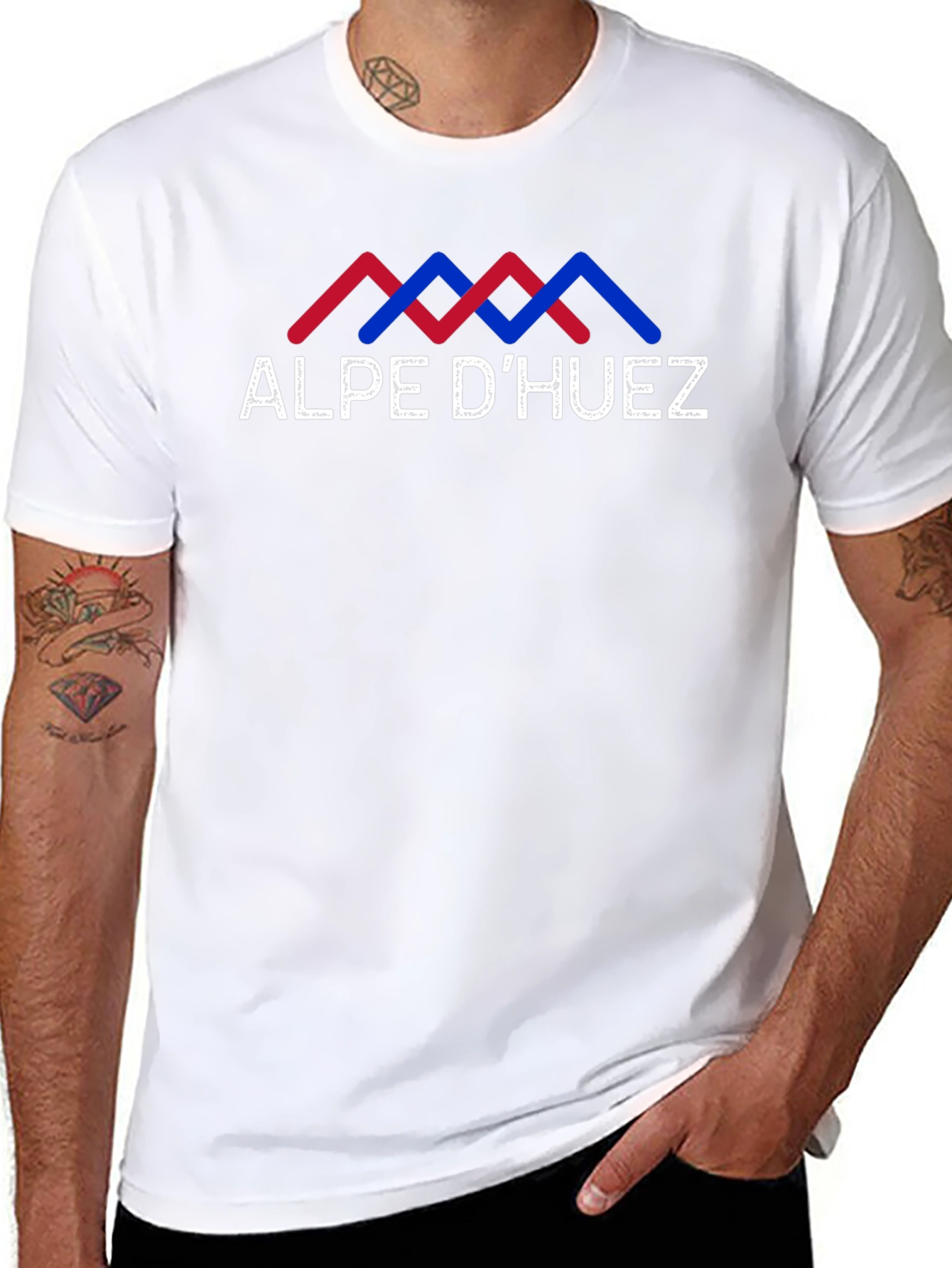 Alpe dHuez Graphic T-Shirt - Cool Mountain Design