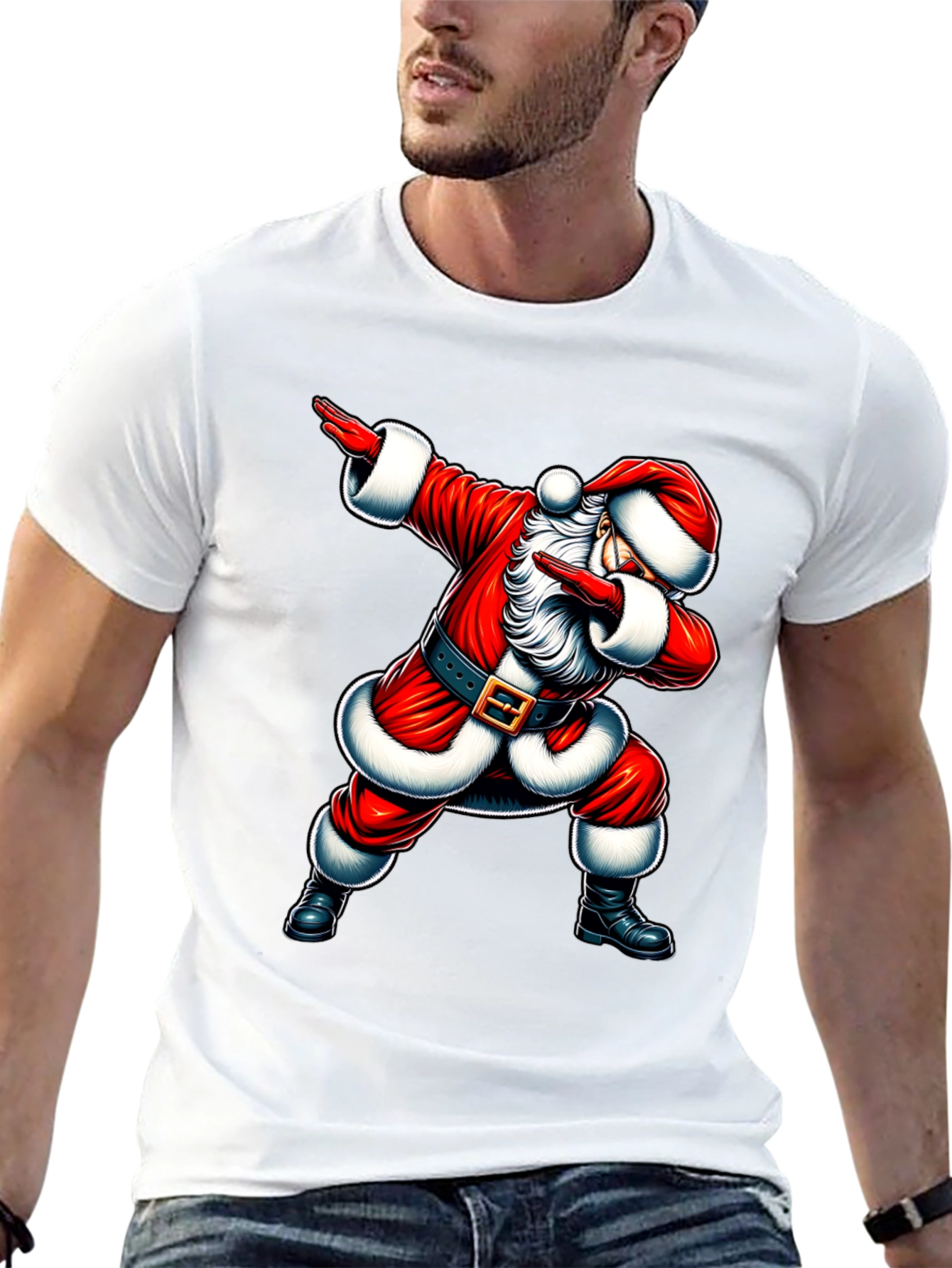 Santa Dabbing Graphic Tee