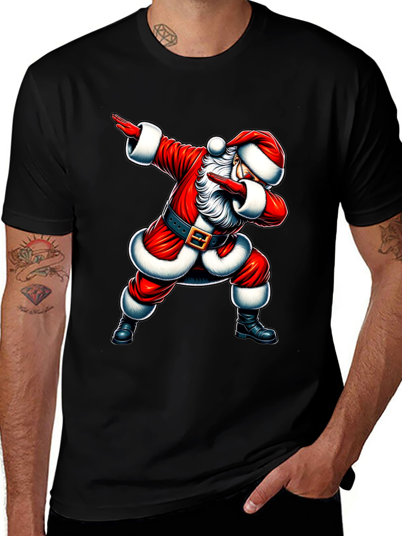 Santa Dabbing Graphic Tee