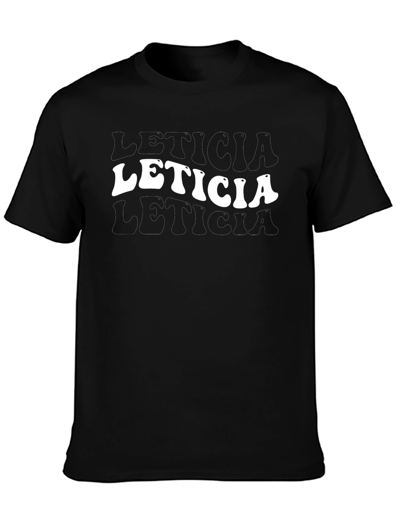 Retro Leticia Name T-Shirt