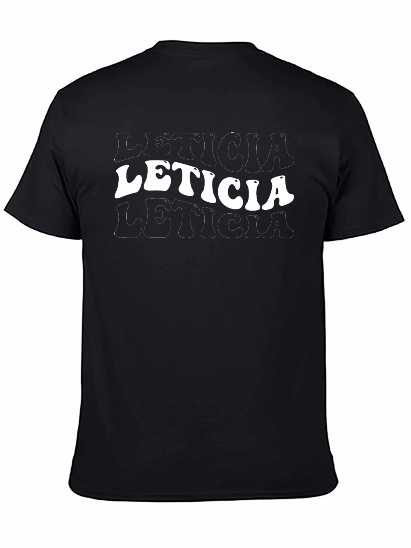 Retro Leticia Name T-Shirt