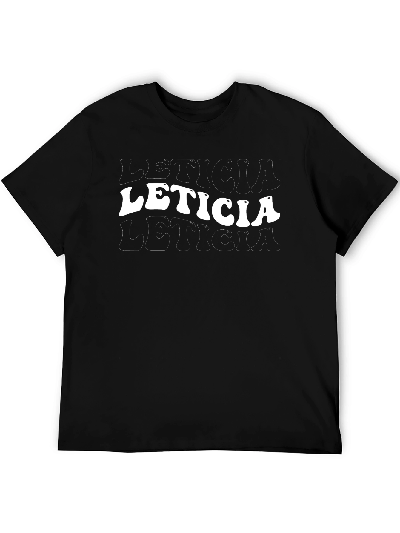 Retro Leticia Name T-Shirt