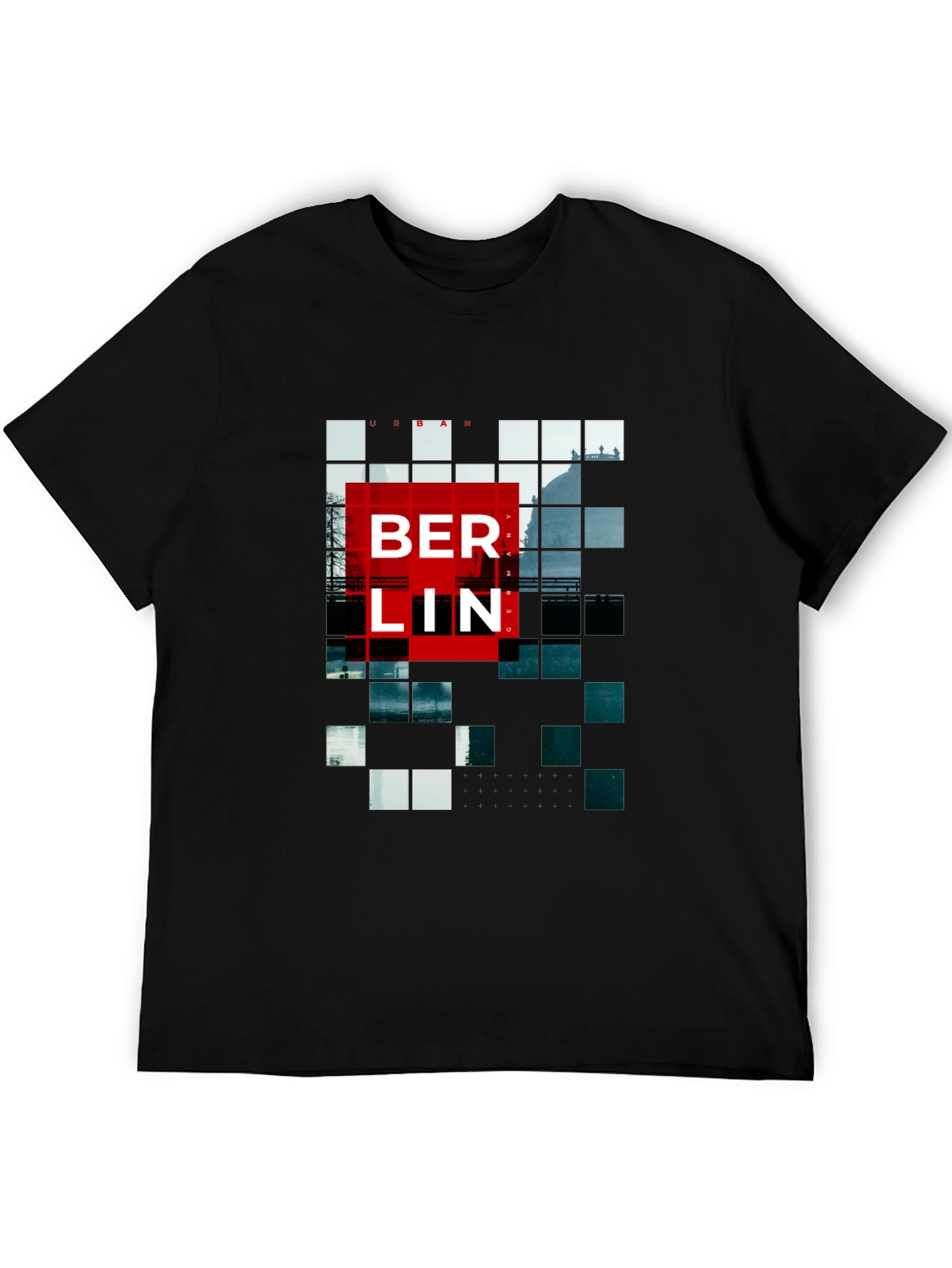 Berlin Urban Graphic Tee - Modern Cityscape Shirt