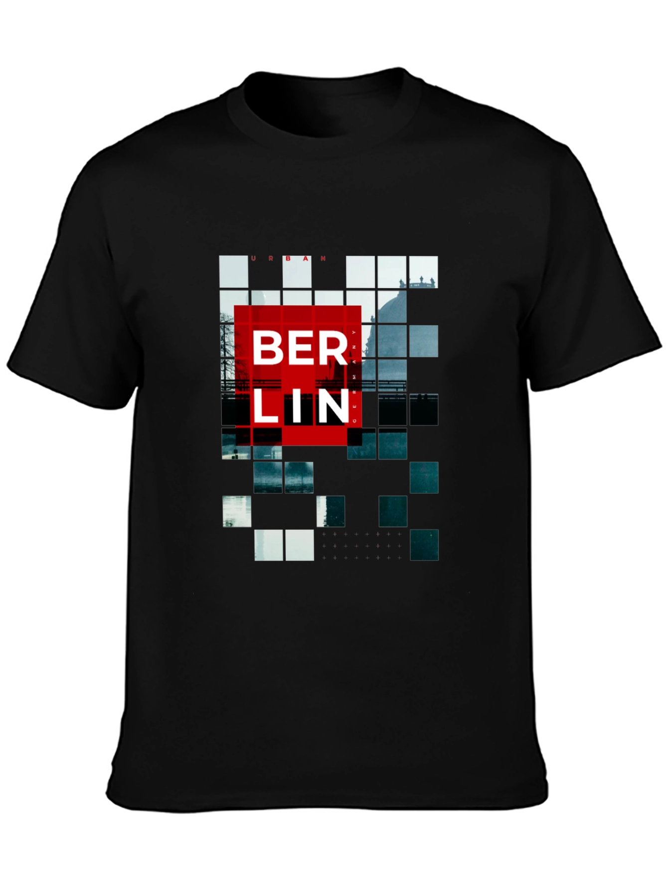 Berlin Urban Graphic Tee - Modern Cityscape Shirt