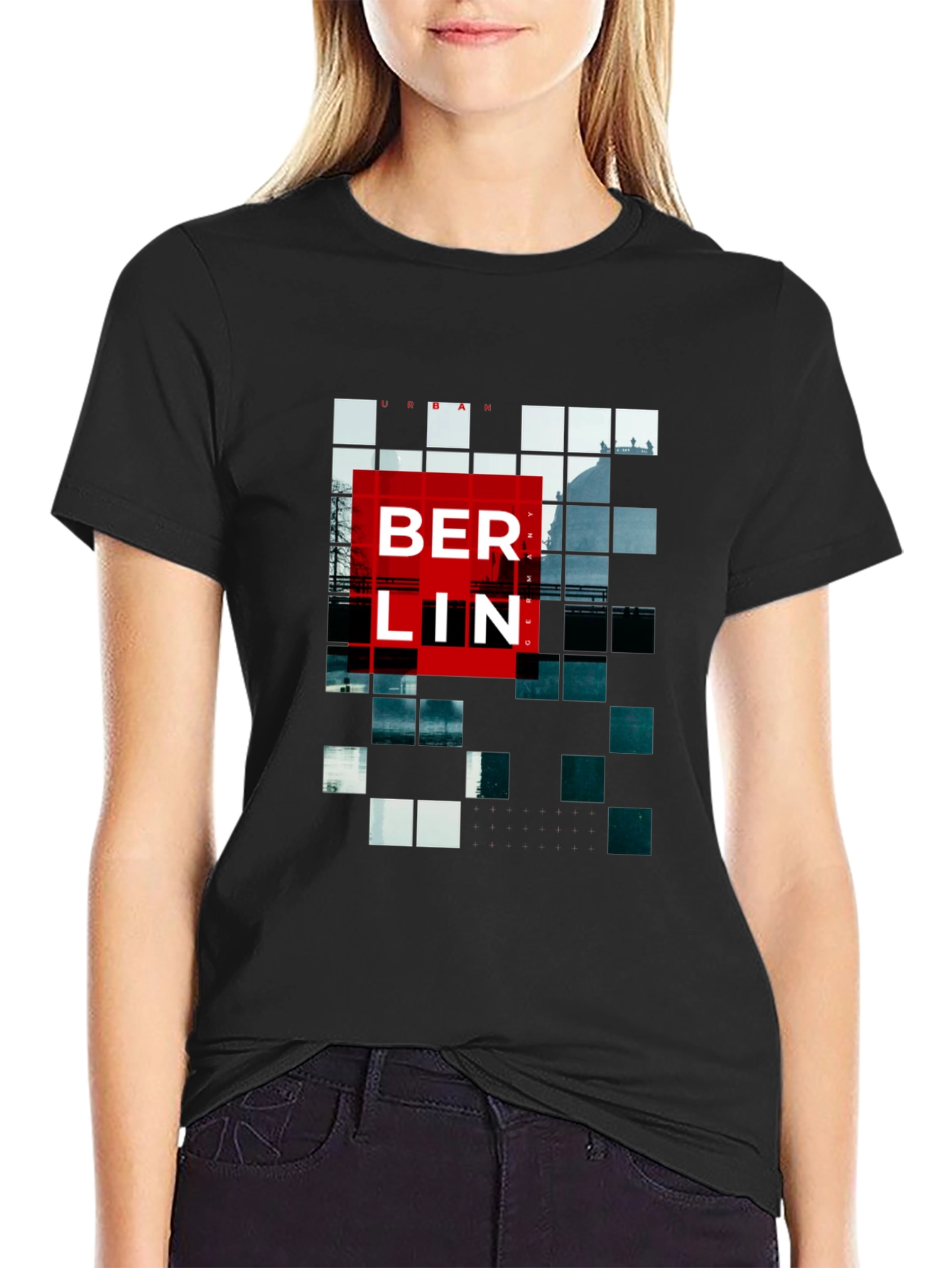 Berlin Urban Graphic Tee - Modern Cityscape Shirt