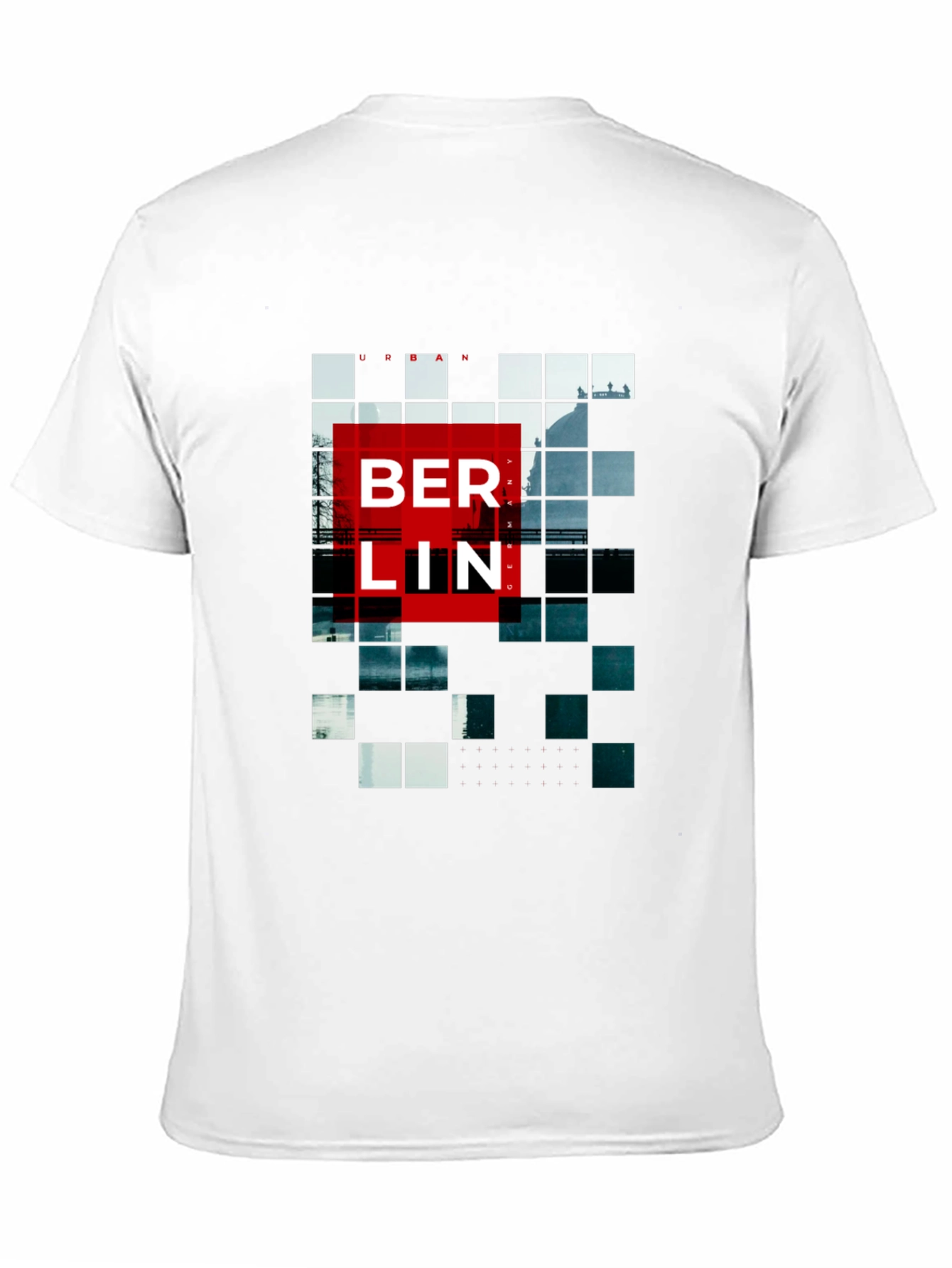 Berlin Urban Graphic Tee - Modern Cityscape Shirt