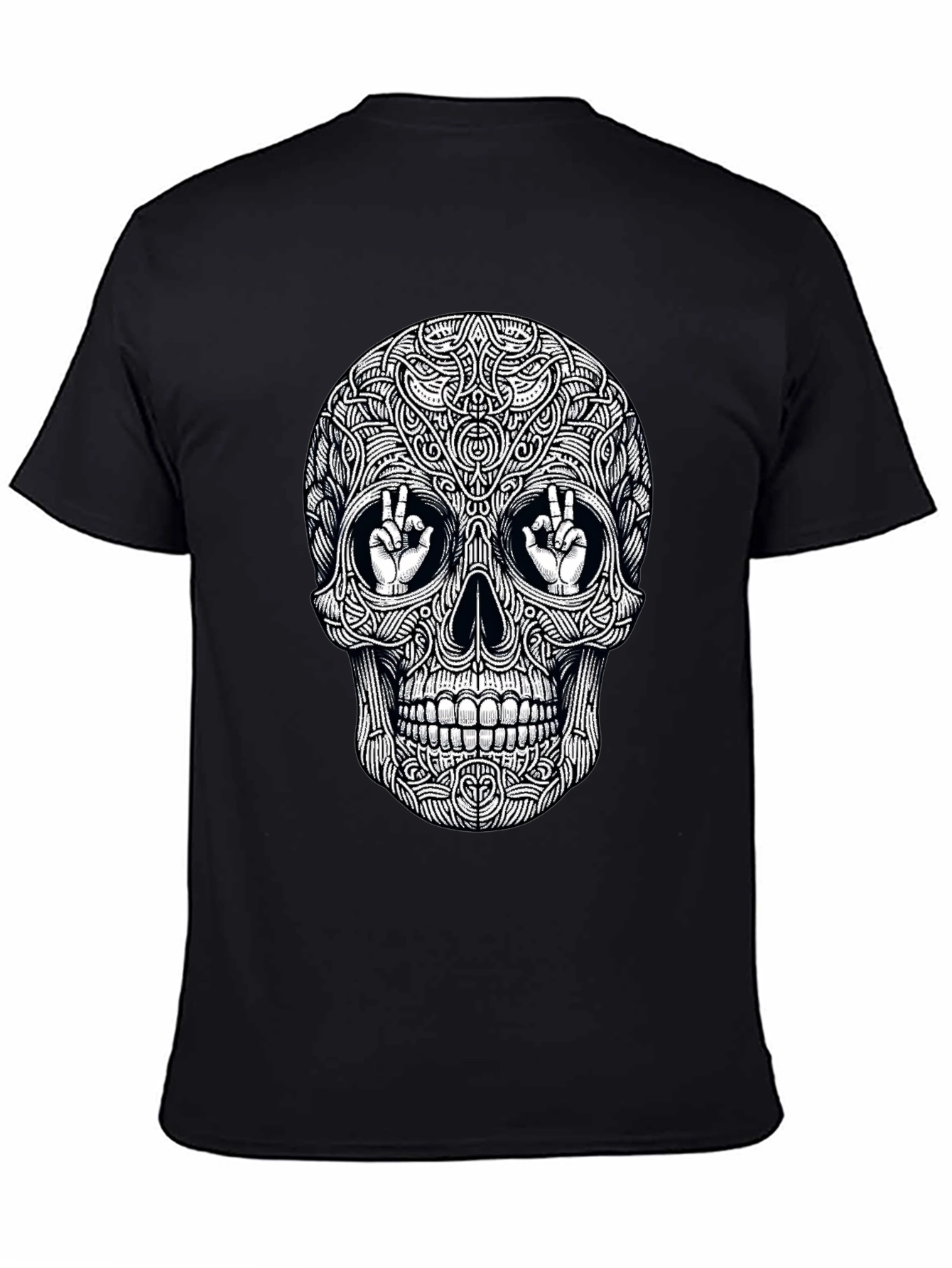 Skull Graphic Tee - Peace & Style